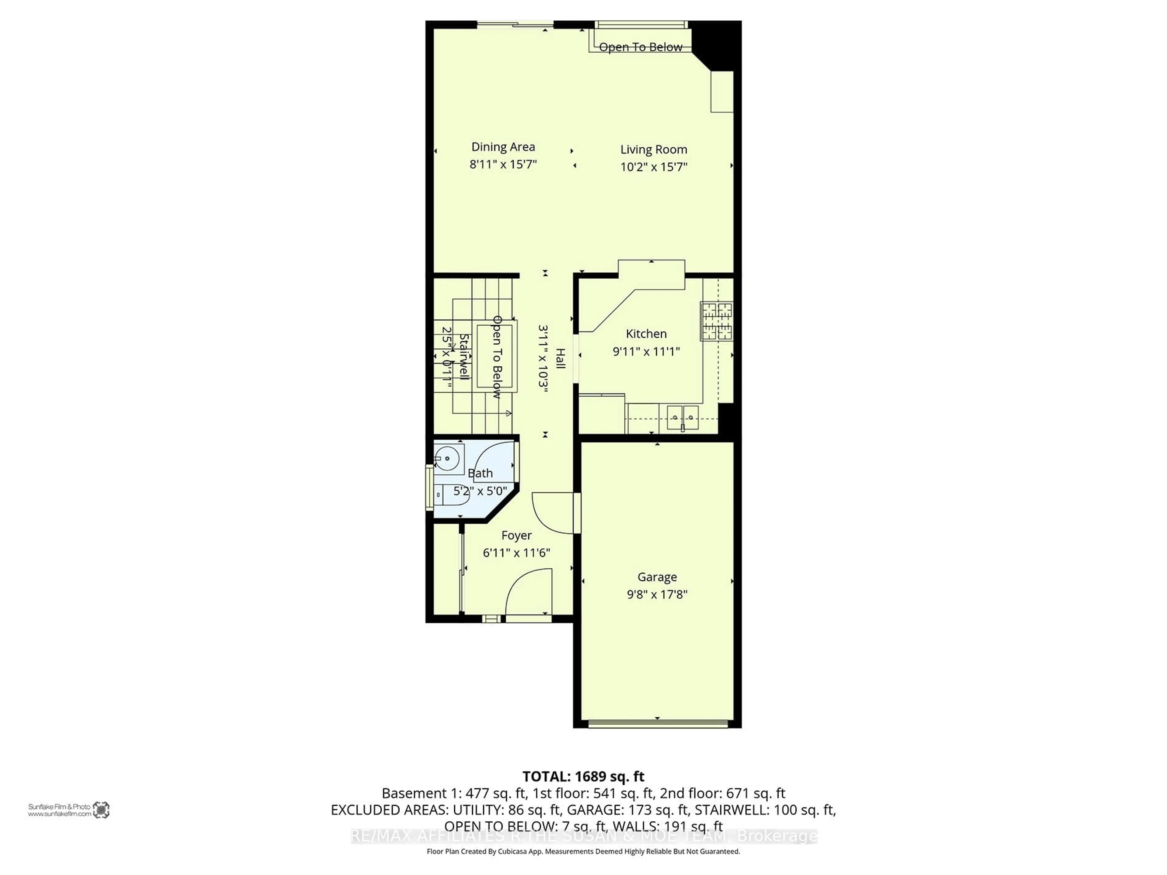 Floor plan for 52 Kenmare Pl, Ottawa Ontario K2J 3L9