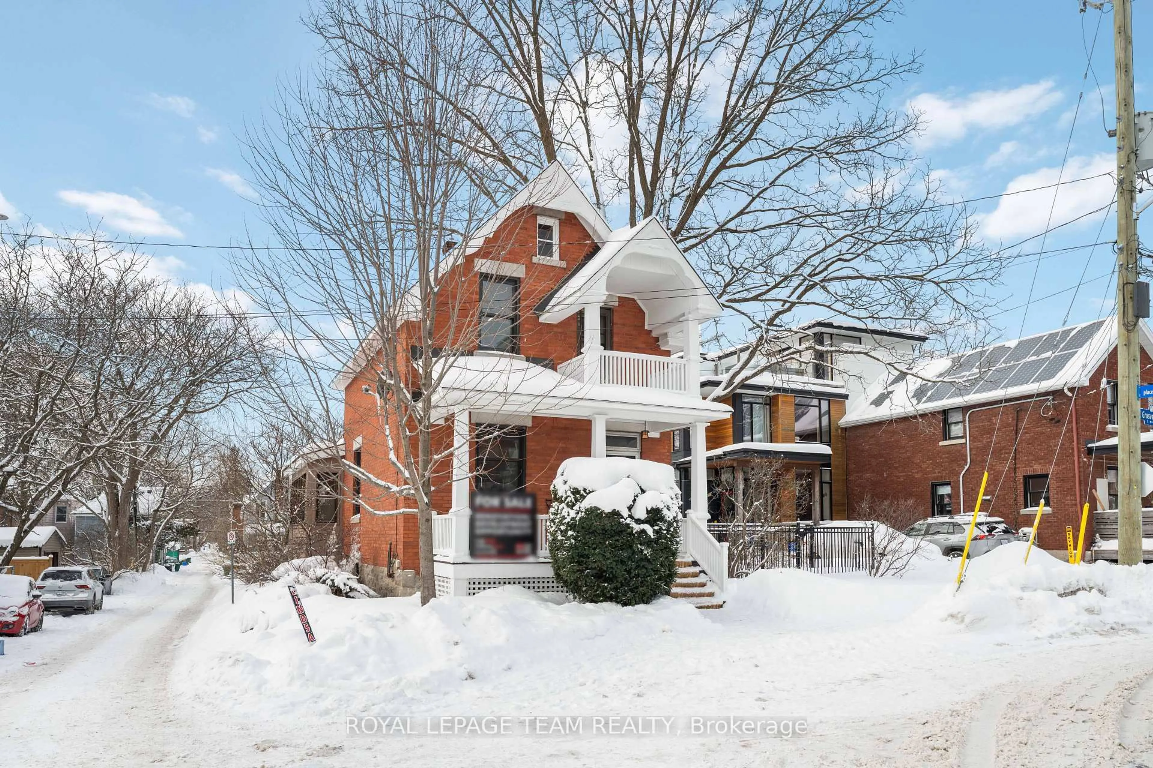 Home with brick exterior material, street for 56 Grosvenor Ave, Ottawa Ontario K1S 4S2