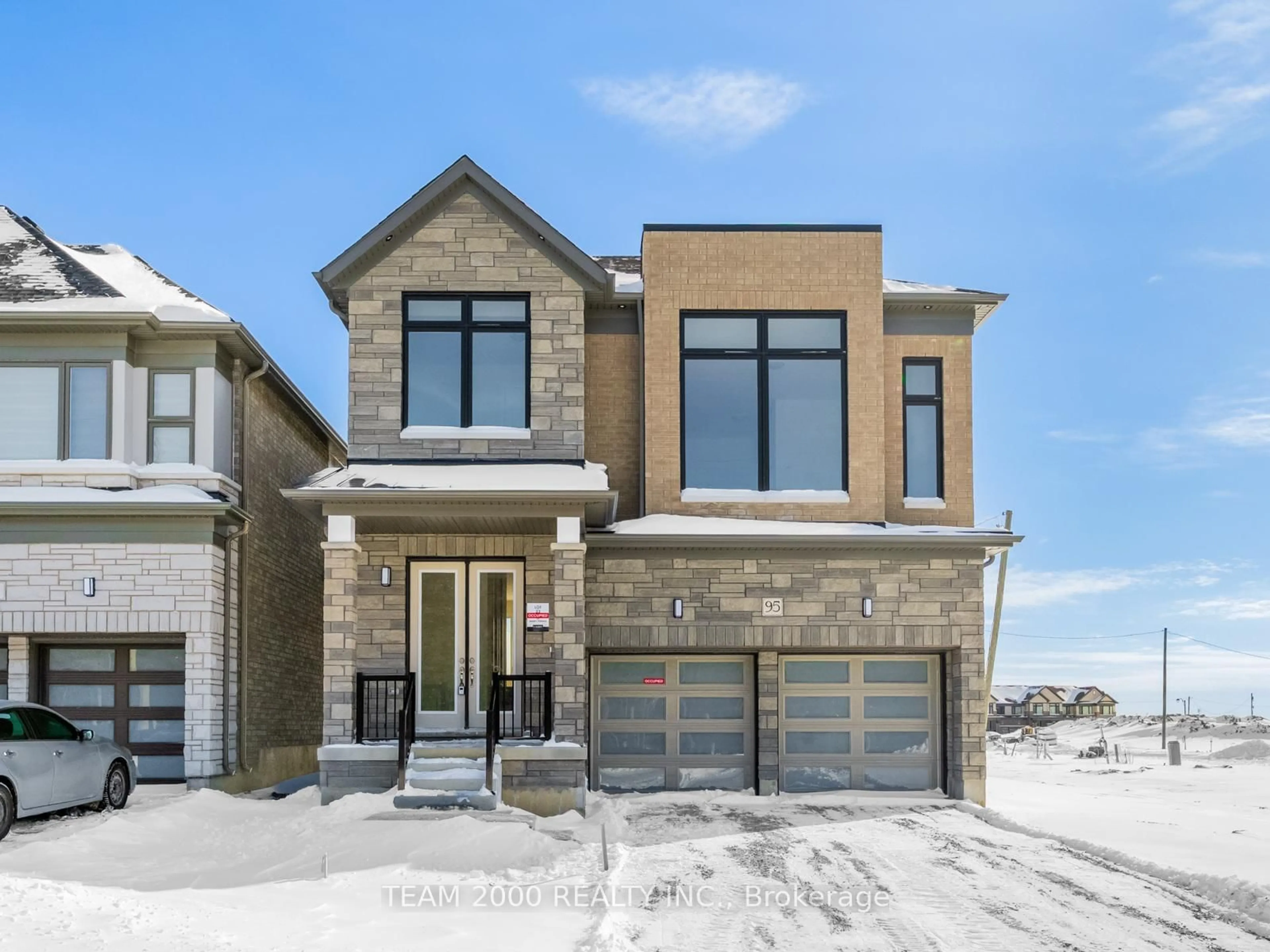 Home with brick exterior material, street for 95 Awrey Terr, Hamilton Ontario L0R 1C0