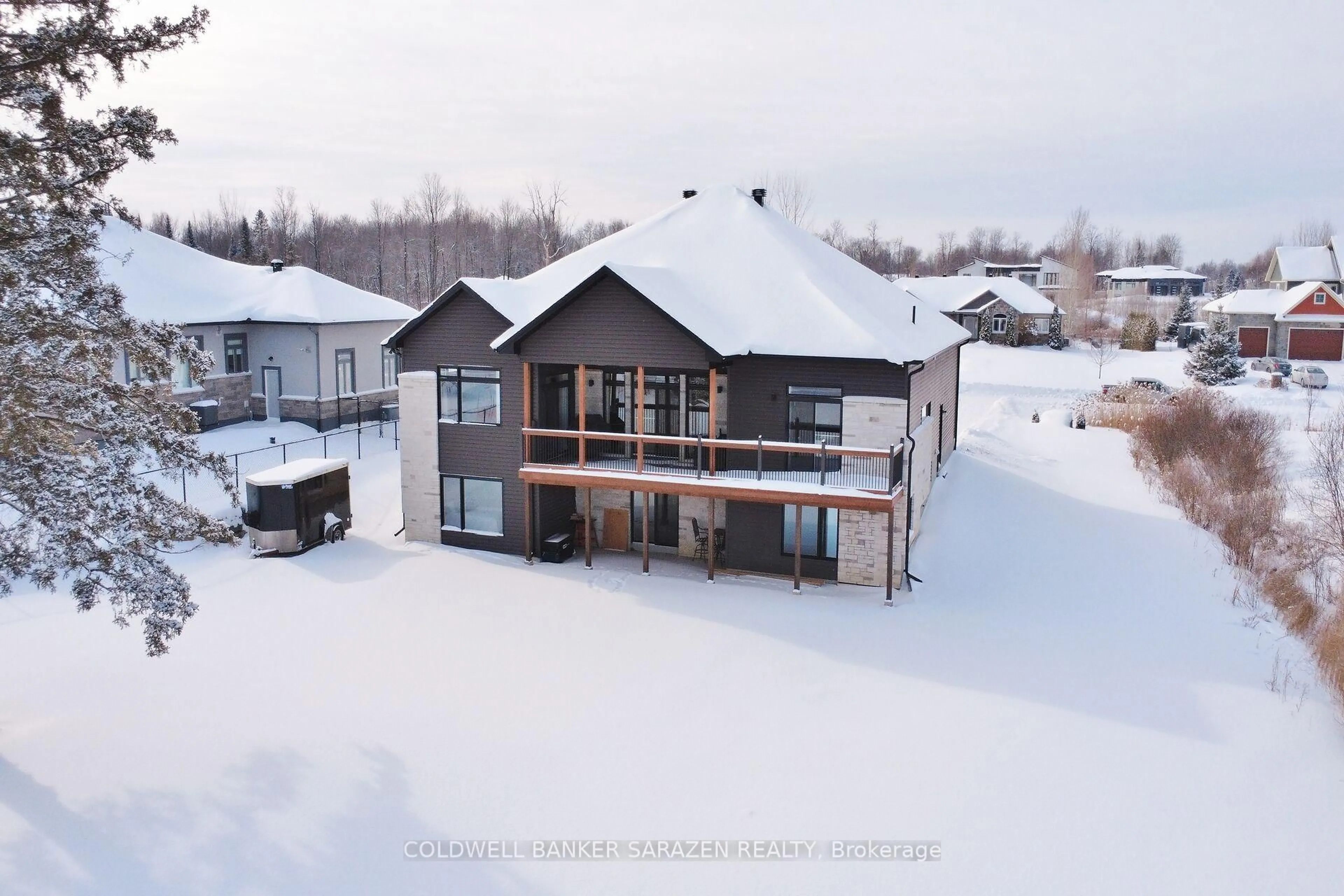 A pic from outside/outdoor area/front of a property/back of a property/a pic from drone, building for 1617 Magic Morning Way, Greely Ontario K4P 0C7