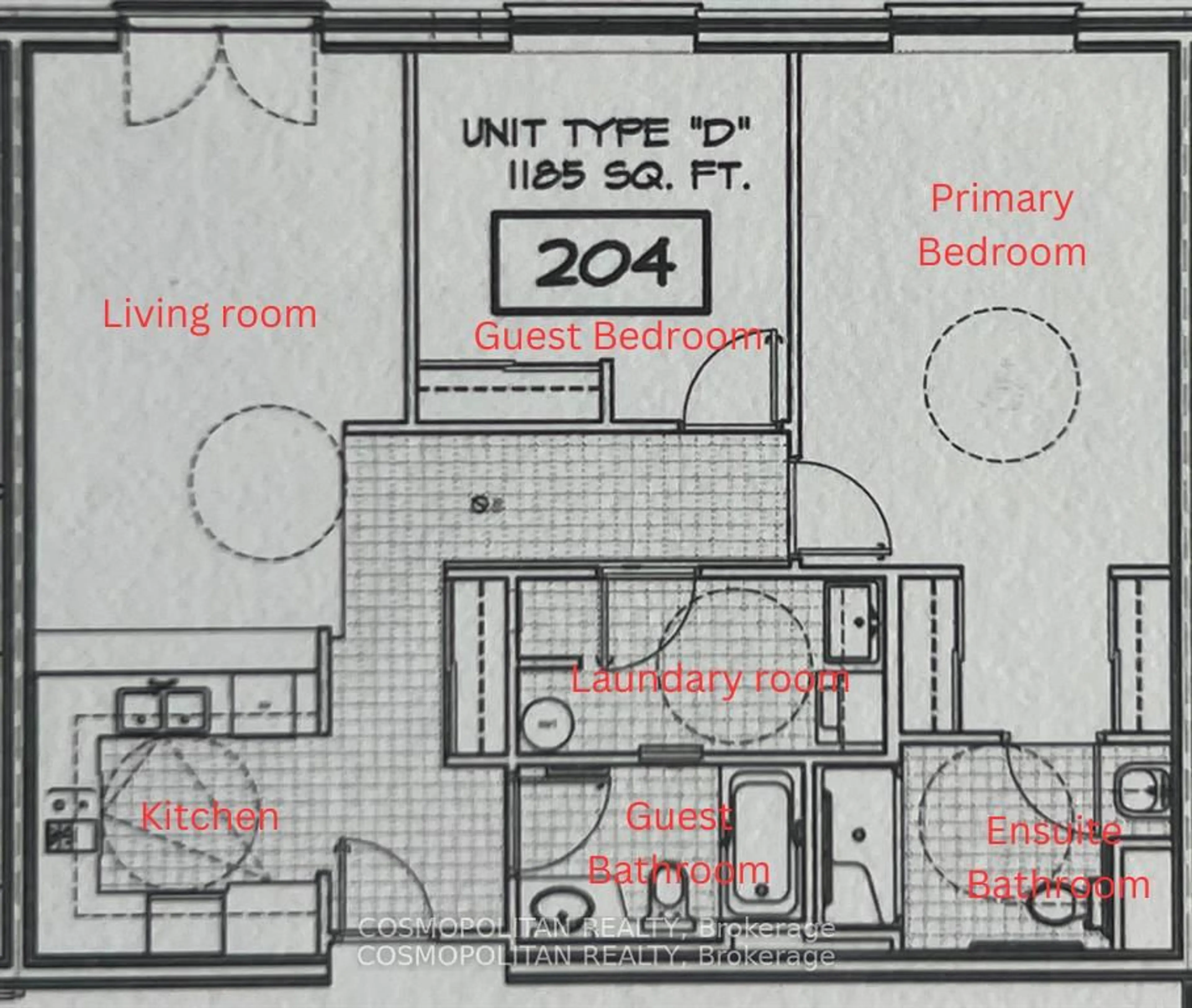 Floor plan for 2799 St. Paul Ave #204, Niagara Falls Ontario L2J 2L3