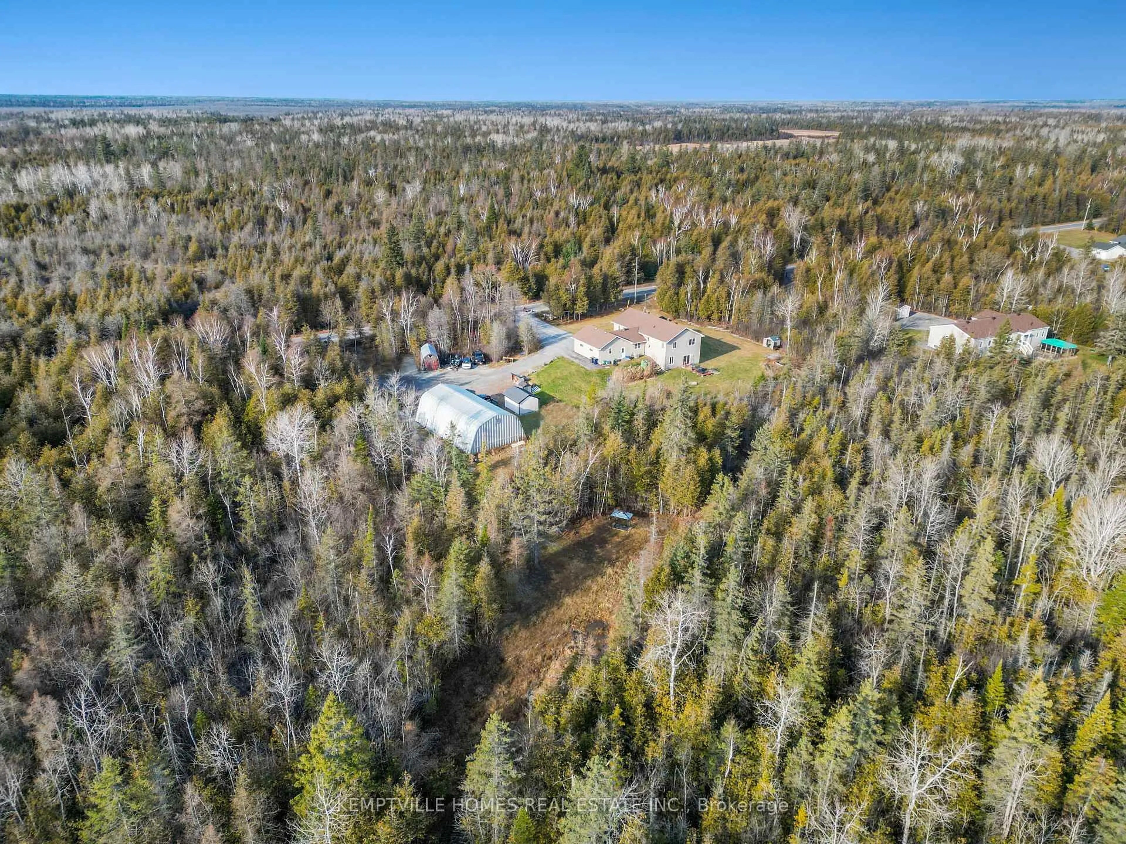 A pic from outside/outdoor area/front of a property/back of a property/a pic from drone, forest/trees view for 7151 GALLAGHER Rd, North Gower Ontario K0A 2T0
