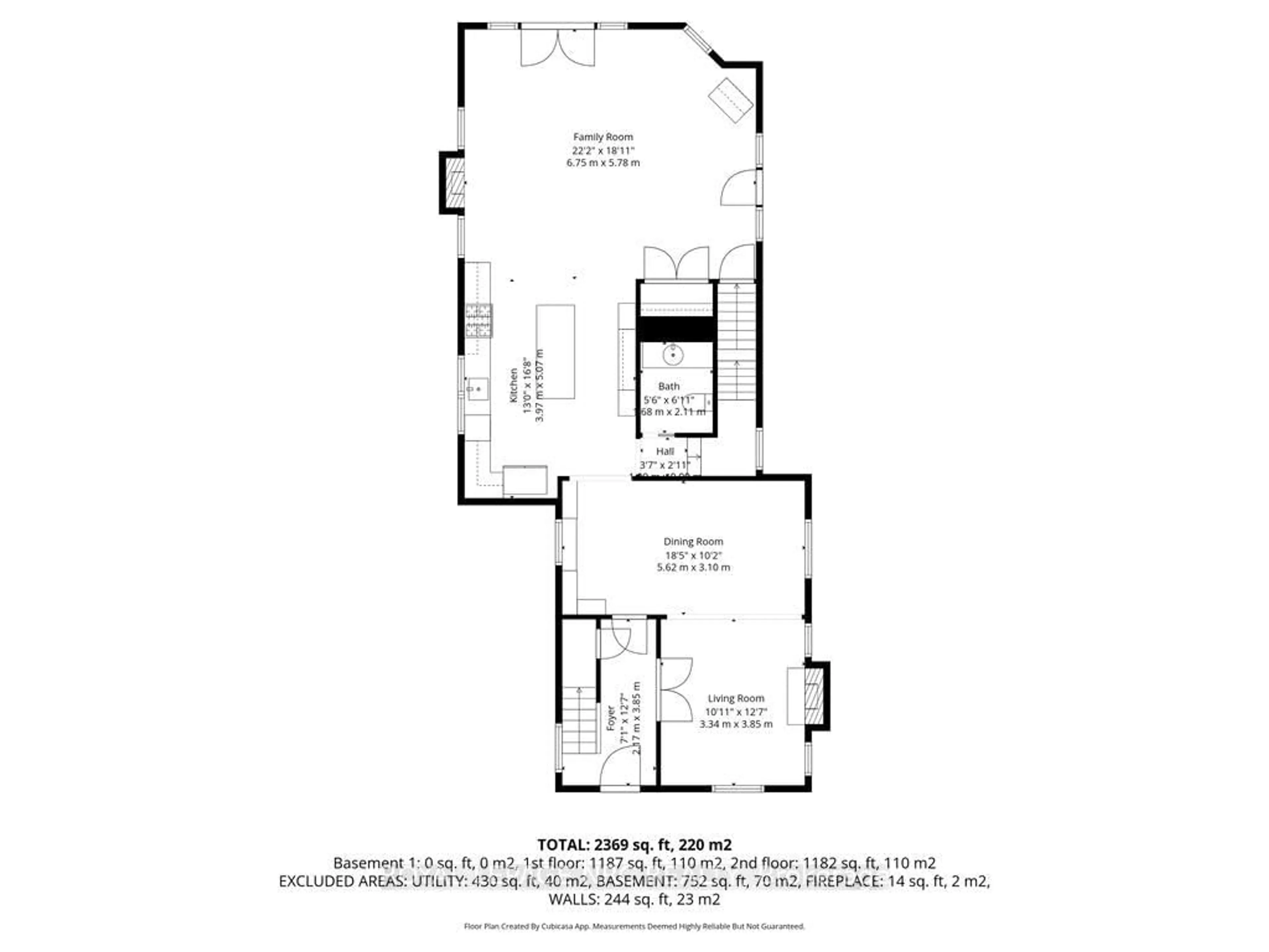 Floor plan for 149 Main St, St. Catharines Ontario L2N 4V6