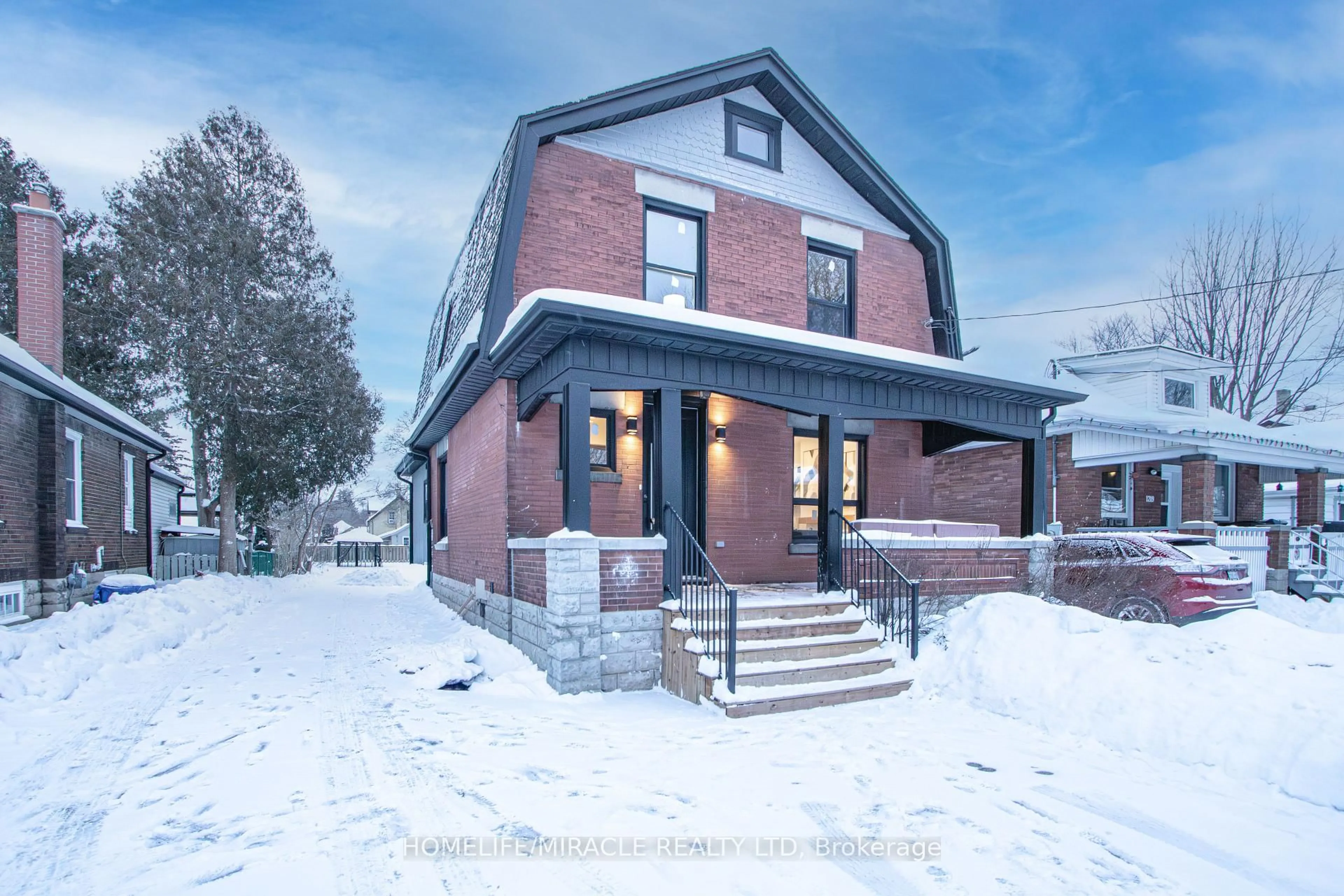 Home with brick exterior material, street for 1223 York St, London East Ontario N5W 2V1