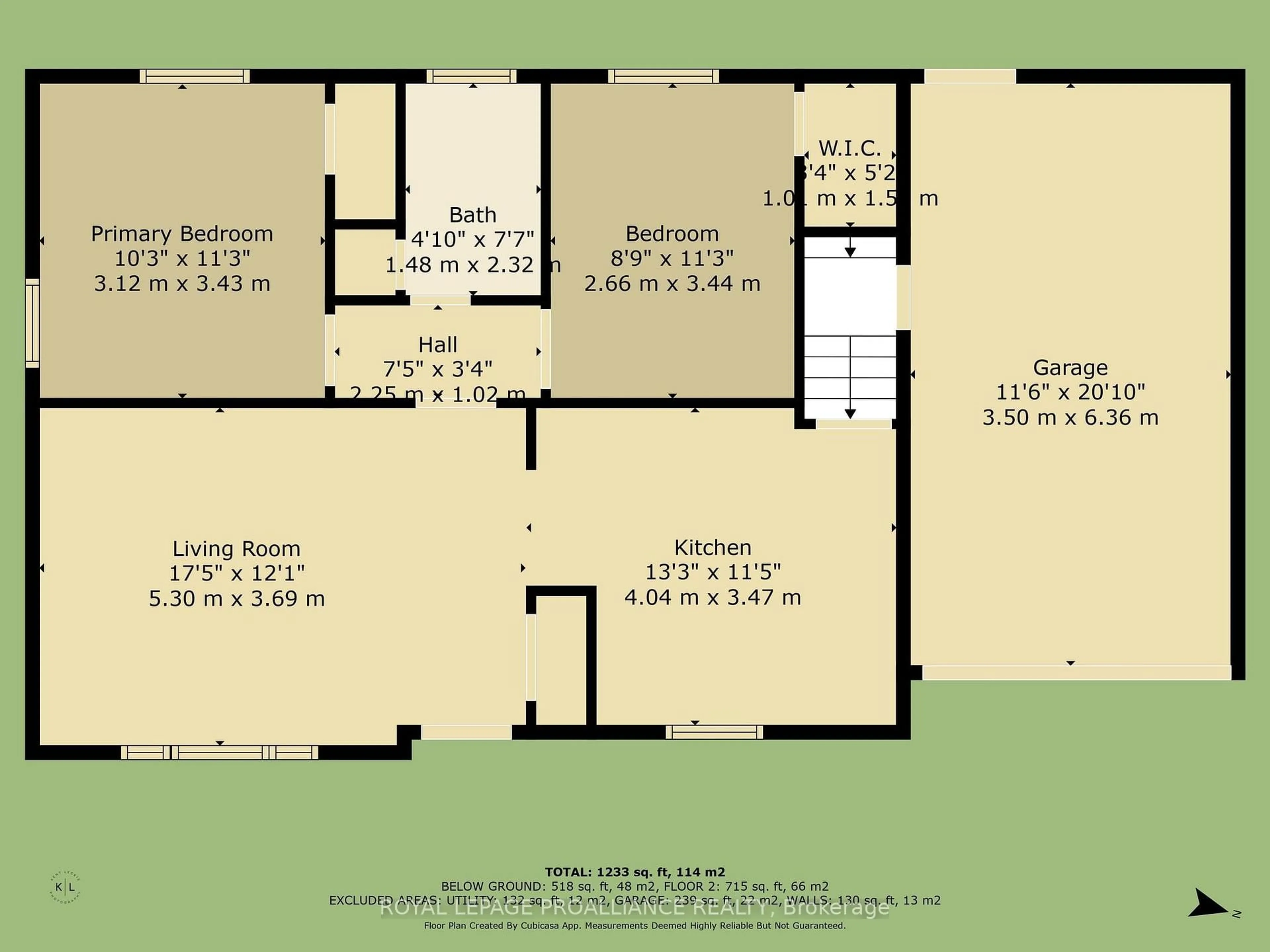 Floor plan for 427 Victoria St, Cobourg Ontario K9A 3H1