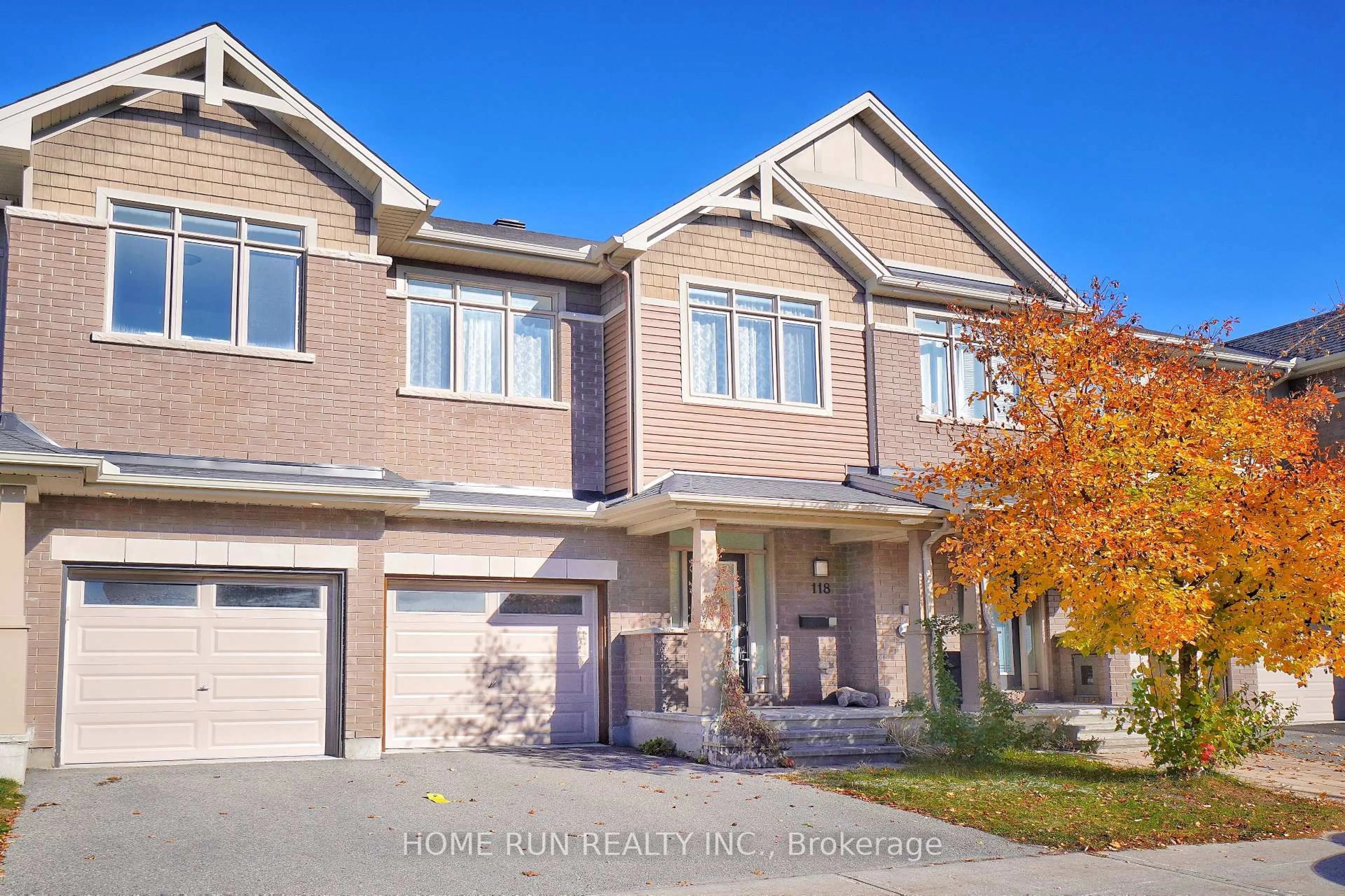 Home with brick exterior material, street for 118 Overberg Way, Ottawa Ontario K2S 0V9