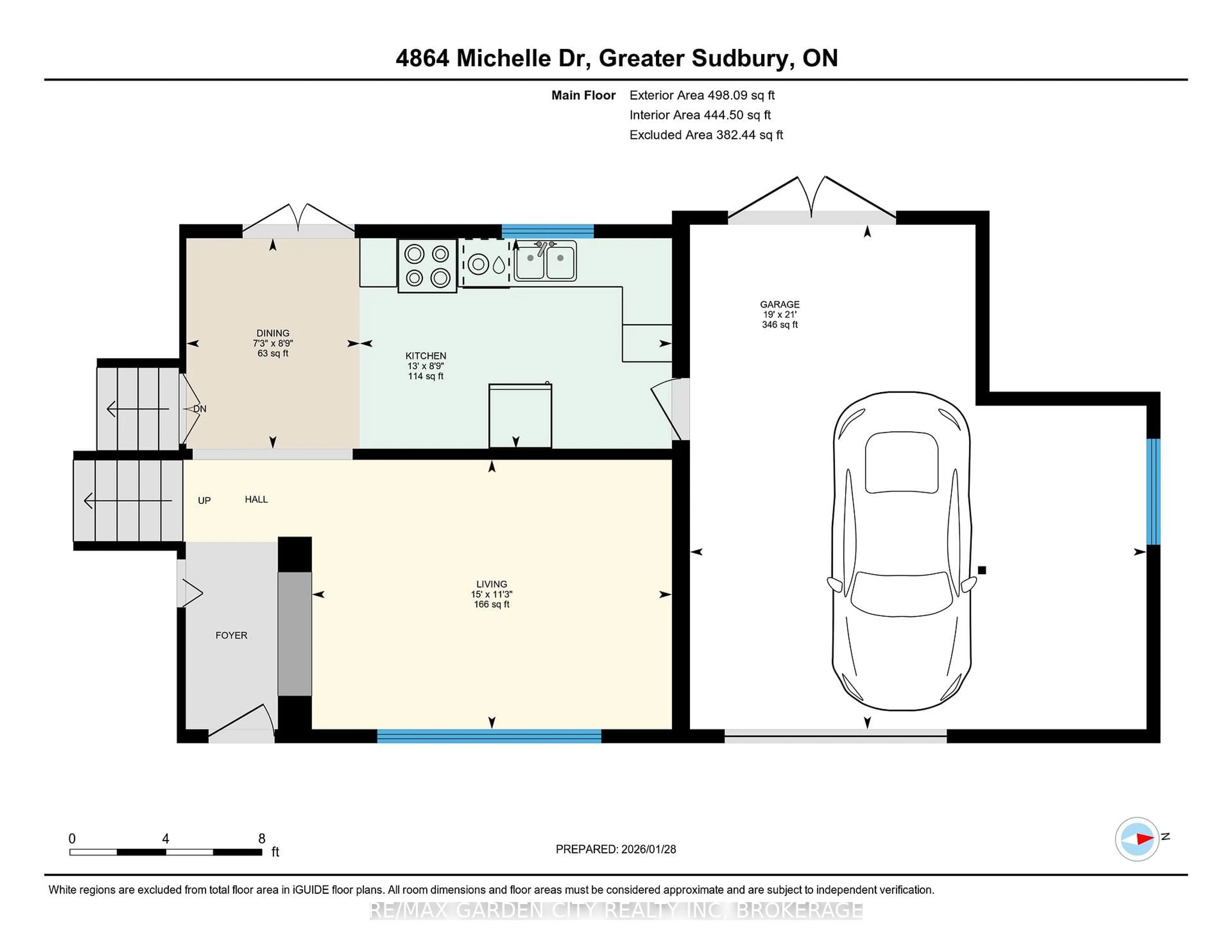 Floor plan for 4864 MICHELLE Dr, Greater Sudbury Ontario P3P 1G9