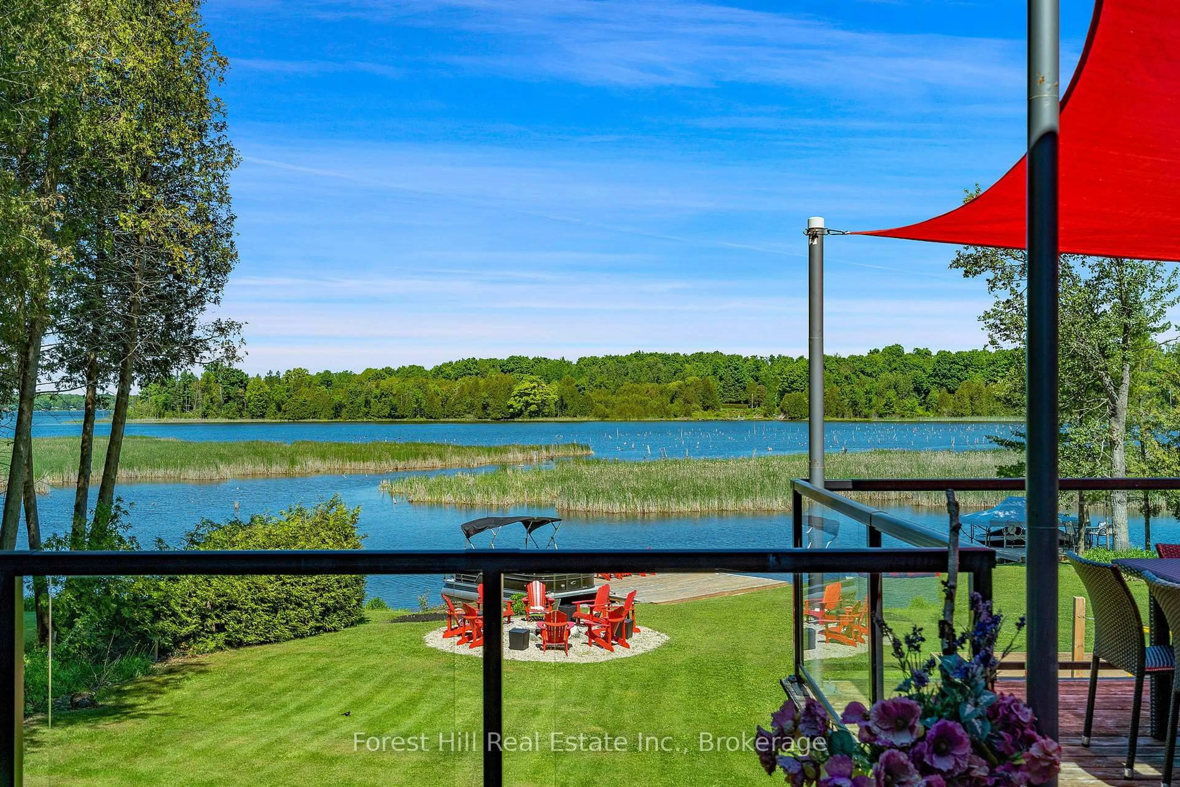 Patio, water/lake/river/ocean view for 230 Wiles Lane, Grey Highlands Ontario N0C 1E0