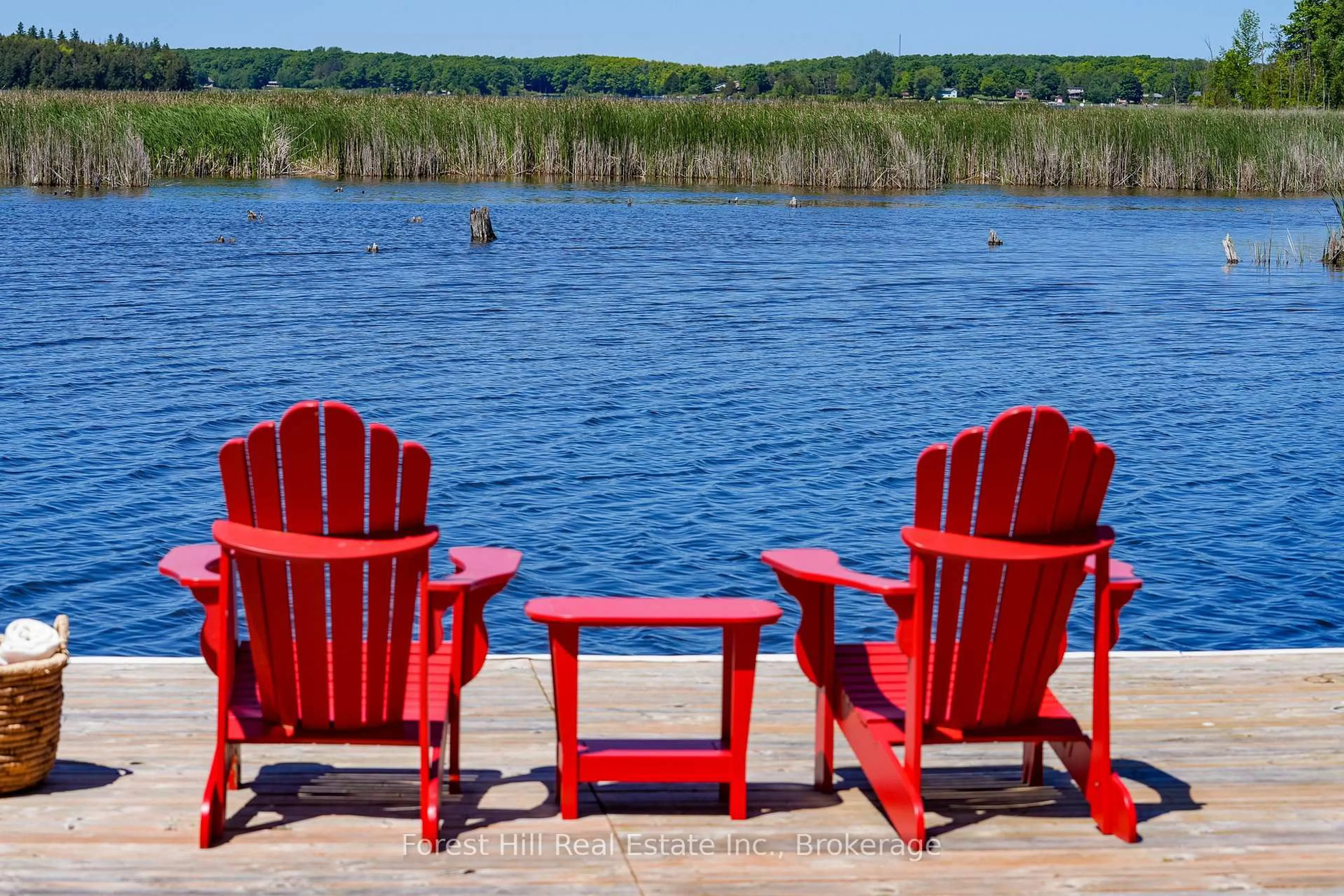 Patio, water/lake/river/ocean view for 230 Wiles Lane, Grey Highlands Ontario N0C 1E0