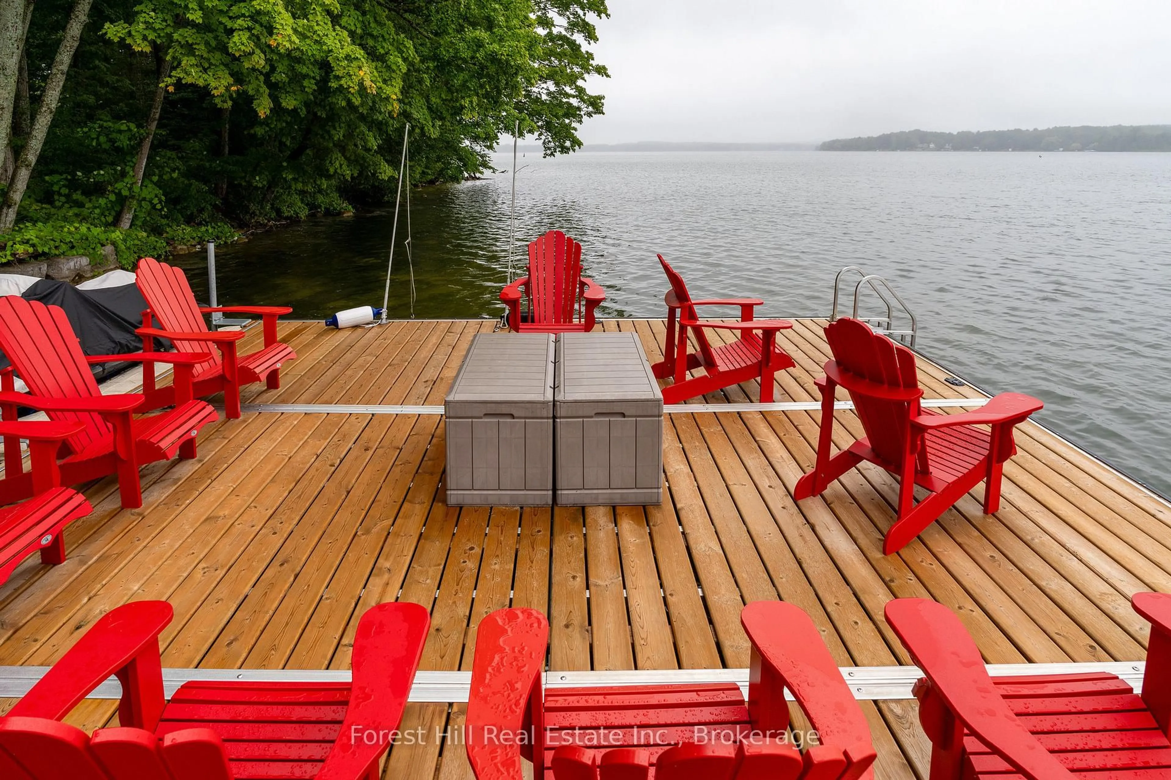 Patio, water/lake/river/ocean view for 227 Peters Cres, Grey Highlands Ontario N0C 1E0