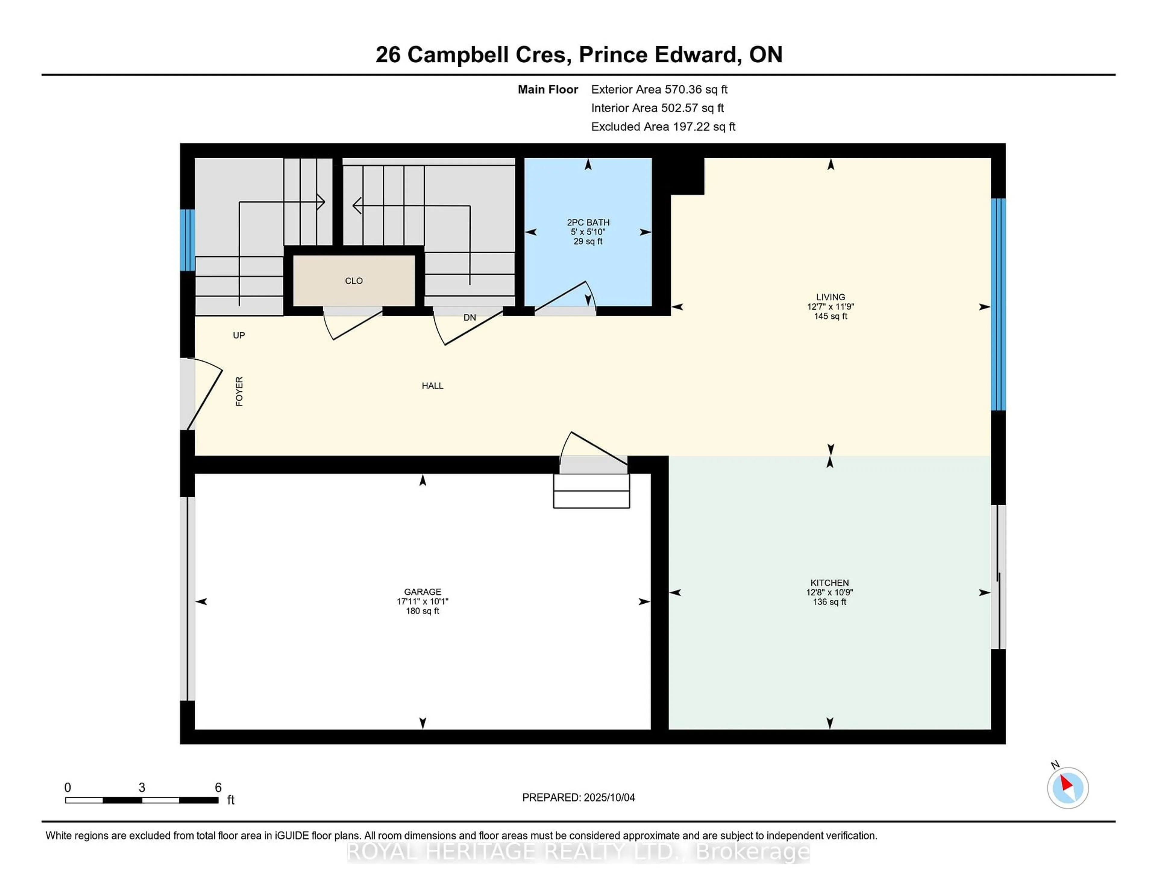 Floor plan for 26 Campbell Cres, Prince Edward County Ontario K0K 2T0
