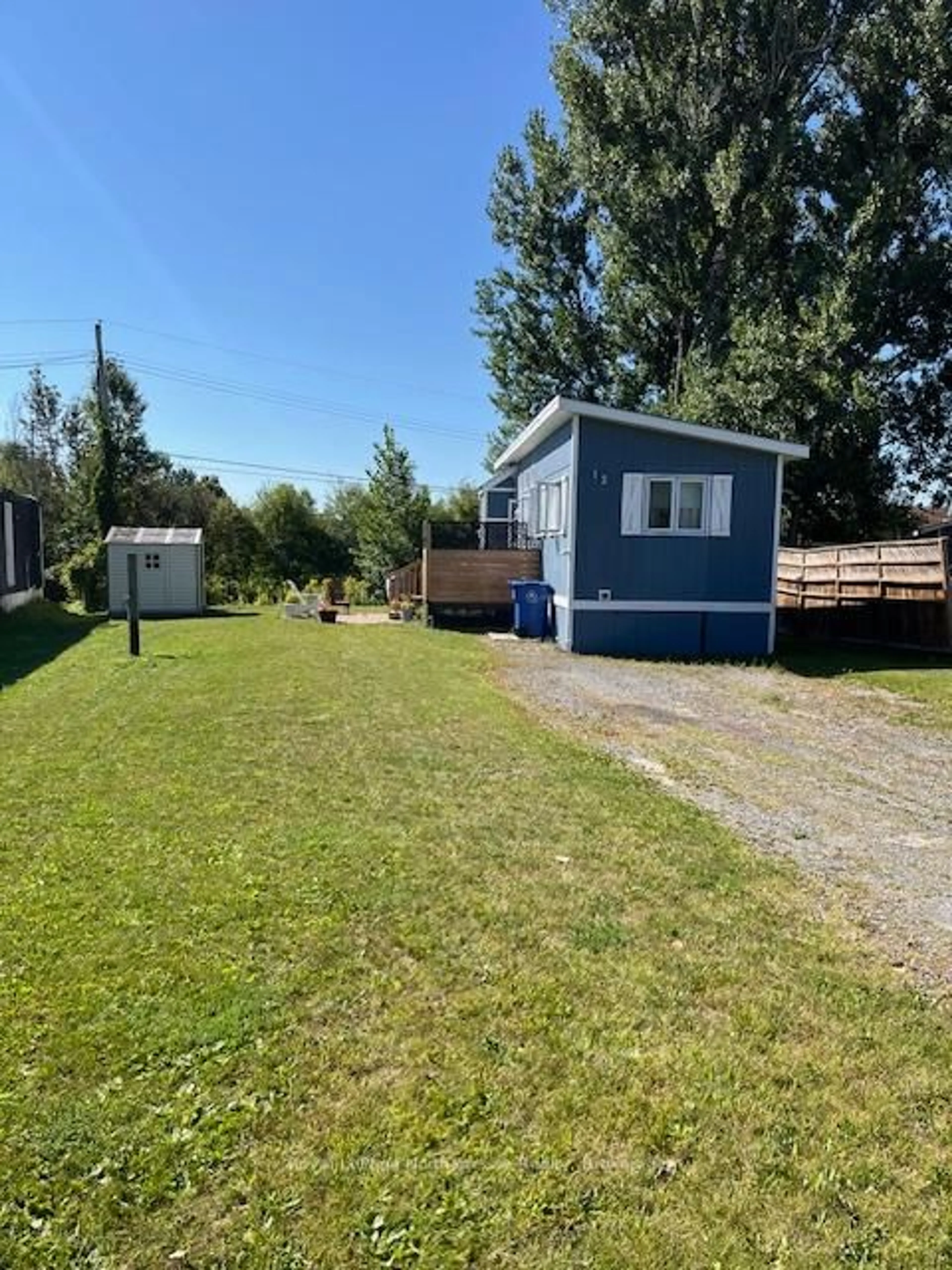 A pic from outside/outdoor area/front of a property/back of a property/a pic from drone, water/lake/river/ocean view for 280 GOULARD Rd #12, West Nipissing Ontario P2B 3J4