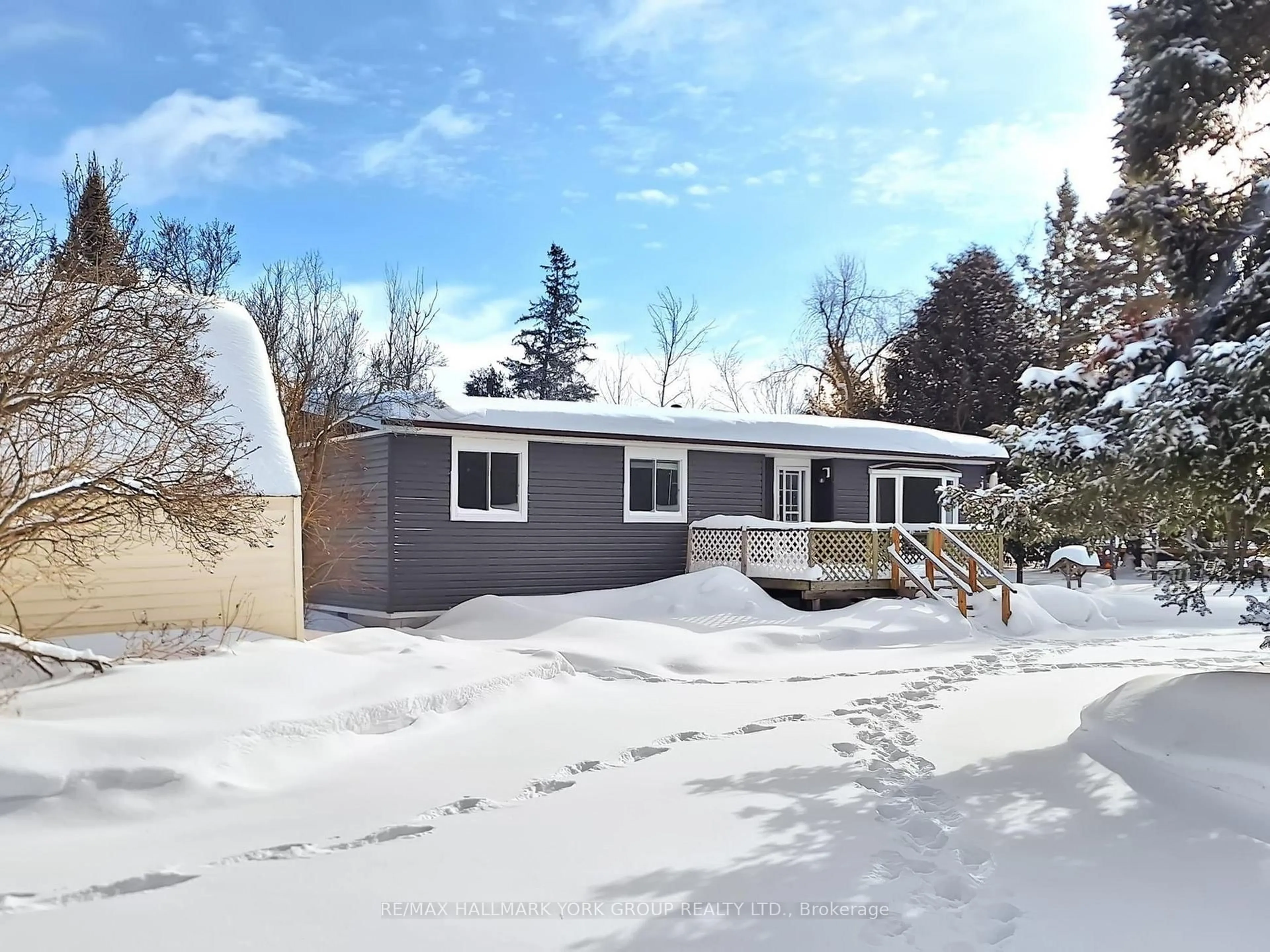 Home with vinyl exterior material, street for 1722 County Road 121, Kawartha Lakes Ontario K0M 1N0