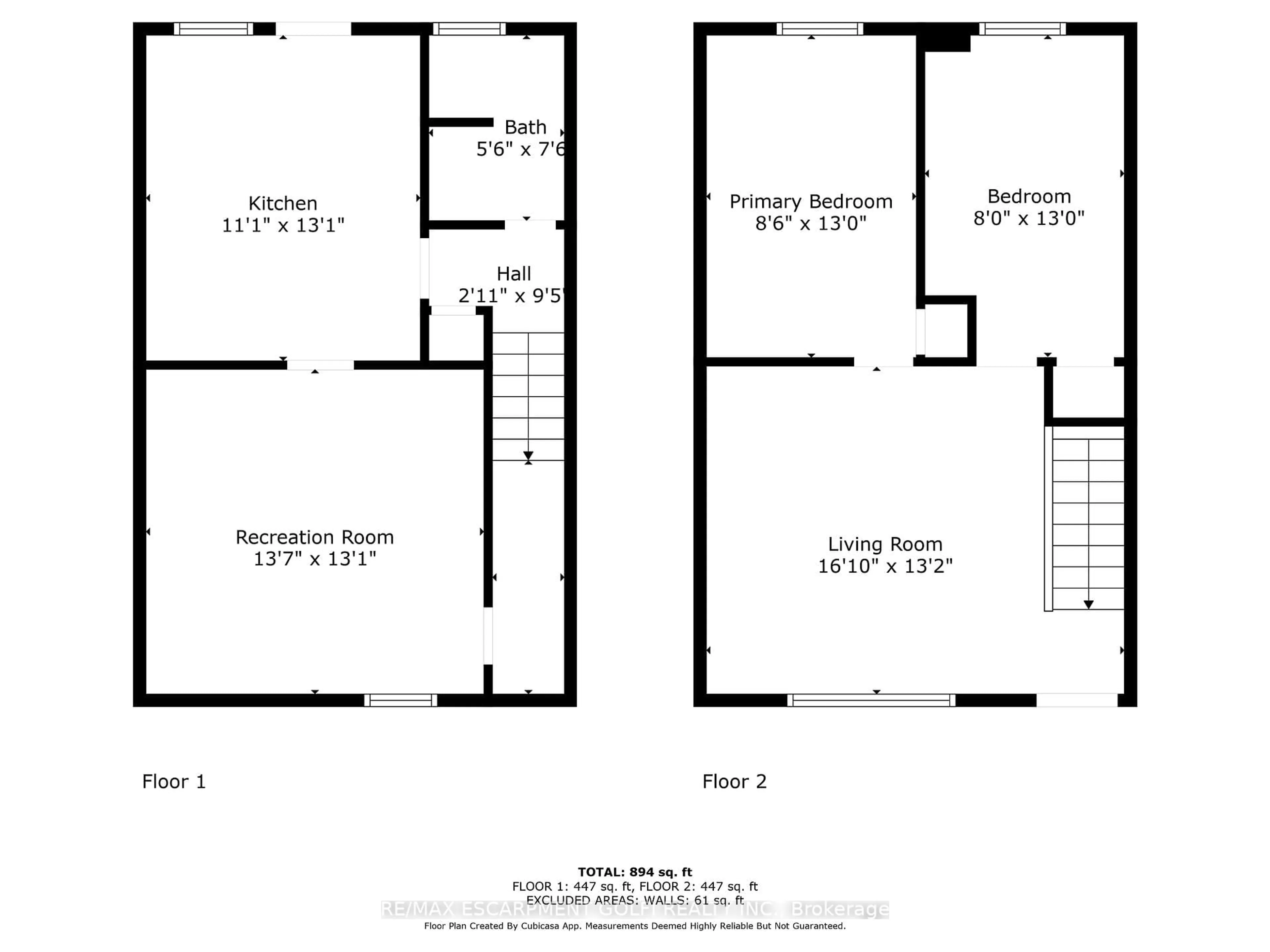 Floor plan for 24 Macklin St, Hamilton Ontario L8S 3S1