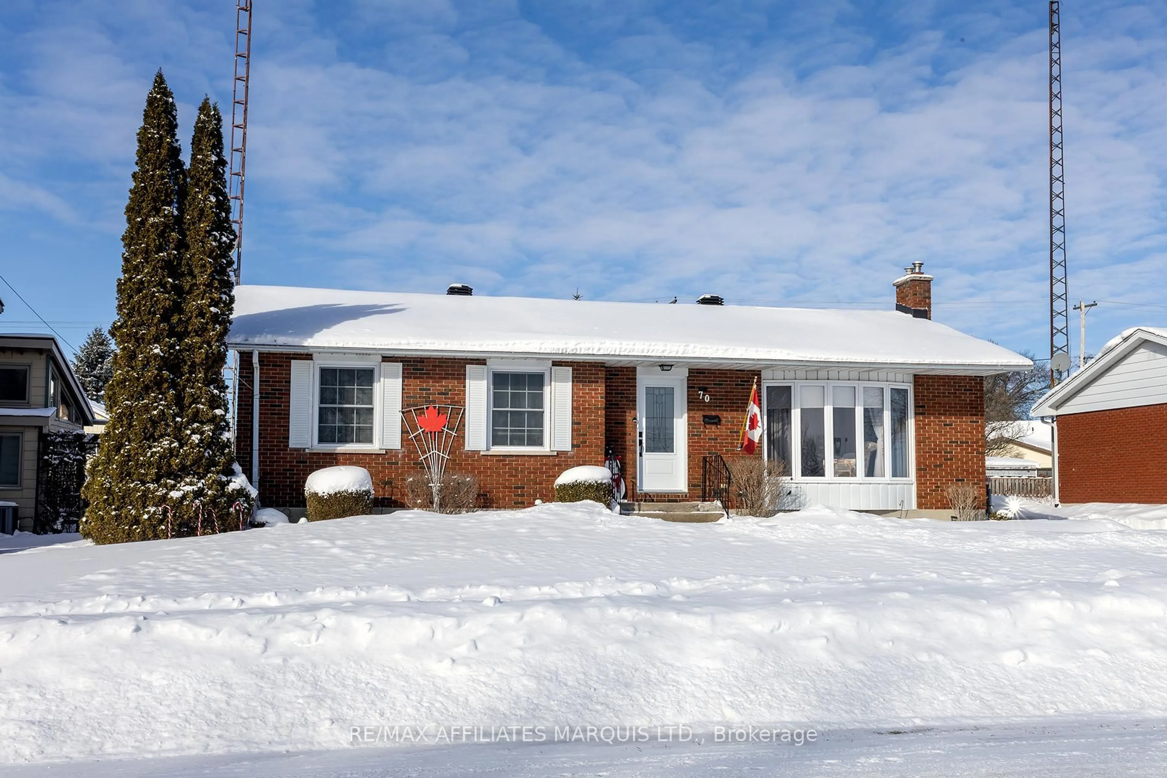 Home with brick exterior material, street for 70 Elizabeth Dr, South Dundas Ontario K0E 1K0
