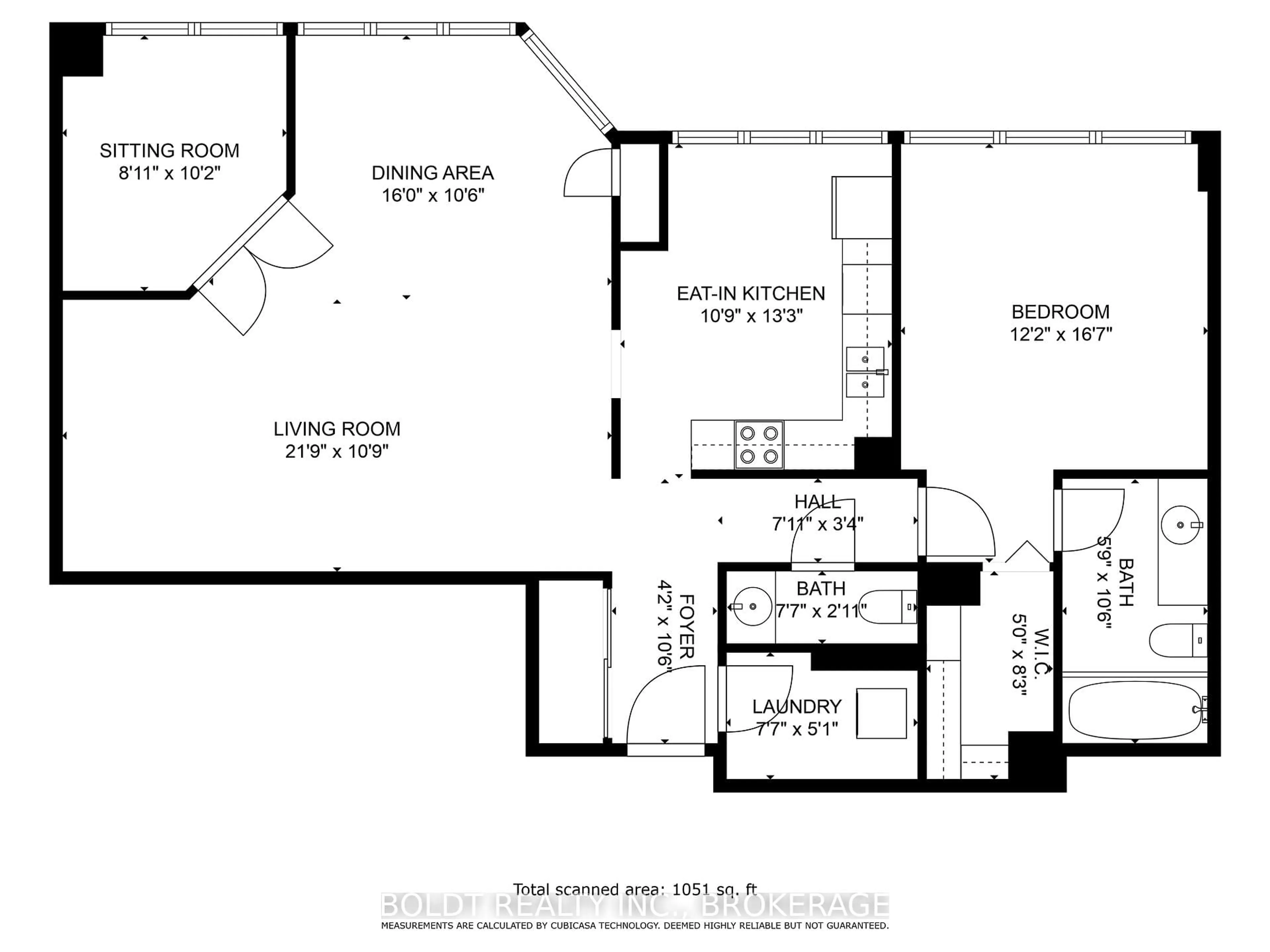 Floor plan for 3 Towering Heights Blvd #1001, St. Catharines Ontario L2T 4A4