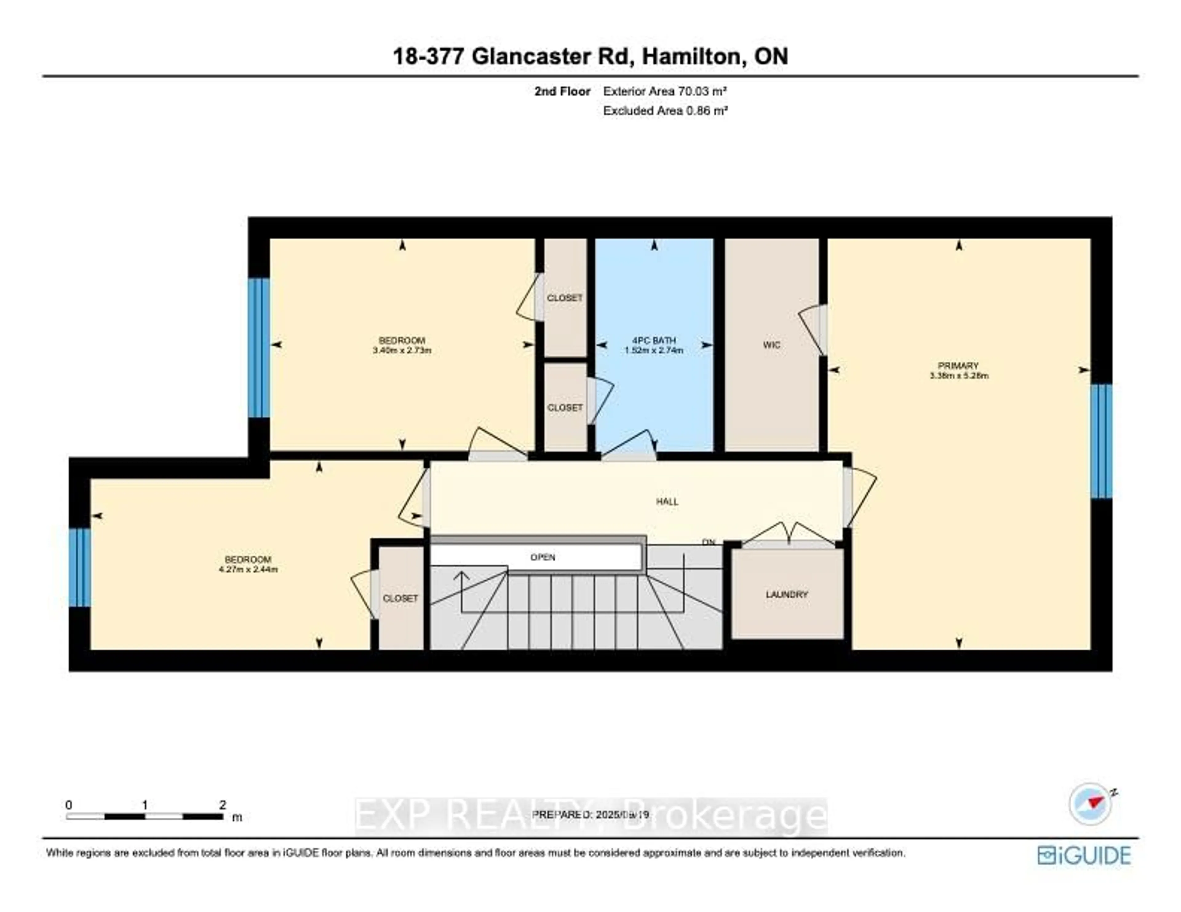 Floor plan for 377 Glancaster Rd #18, Hamilton Ontario L9G 0G4