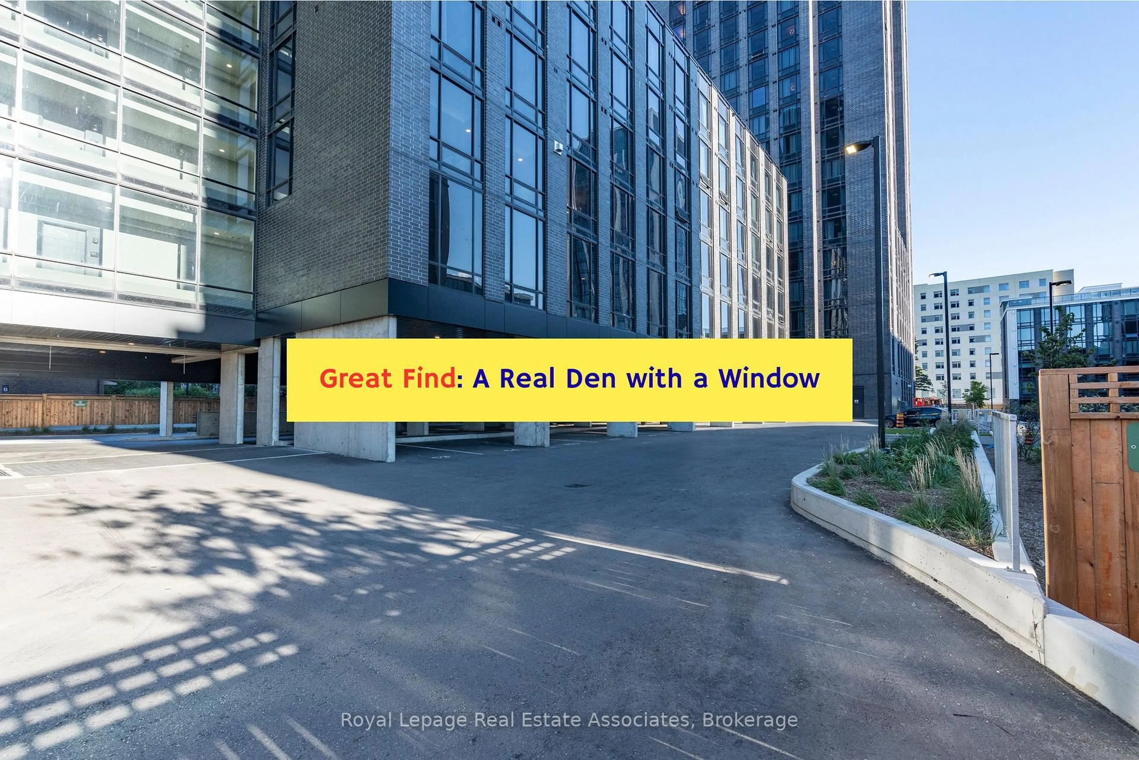 A pic from outside/outdoor area/front of a property/back of a property/a pic from drone, city buildings view from balcony for 145 Columbia St #514, Waterloo Ontario N2L 0K7