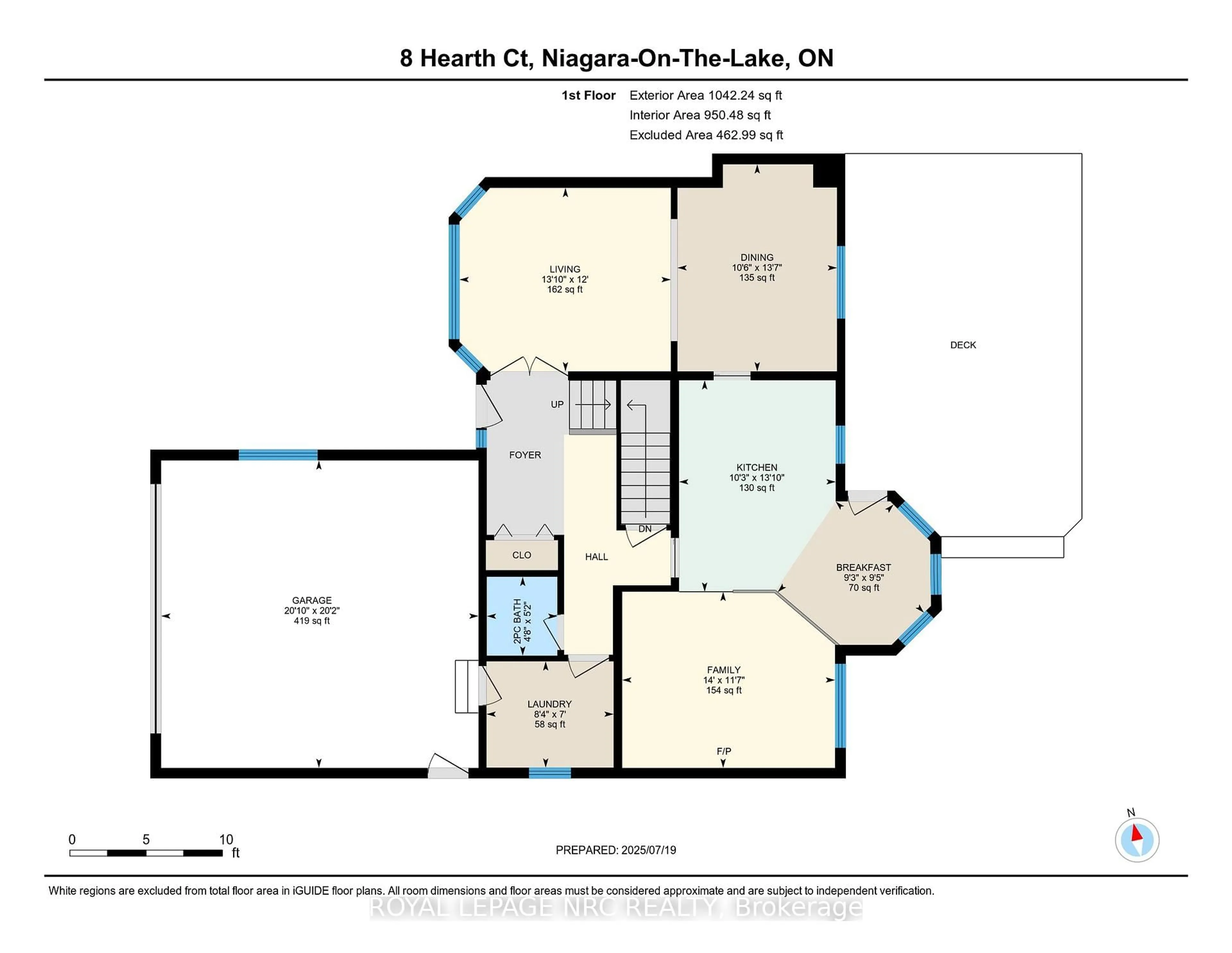 Floor plan for 8 Hearth Crt, Niagara-on-the-Lake Ontario L0S 1J0