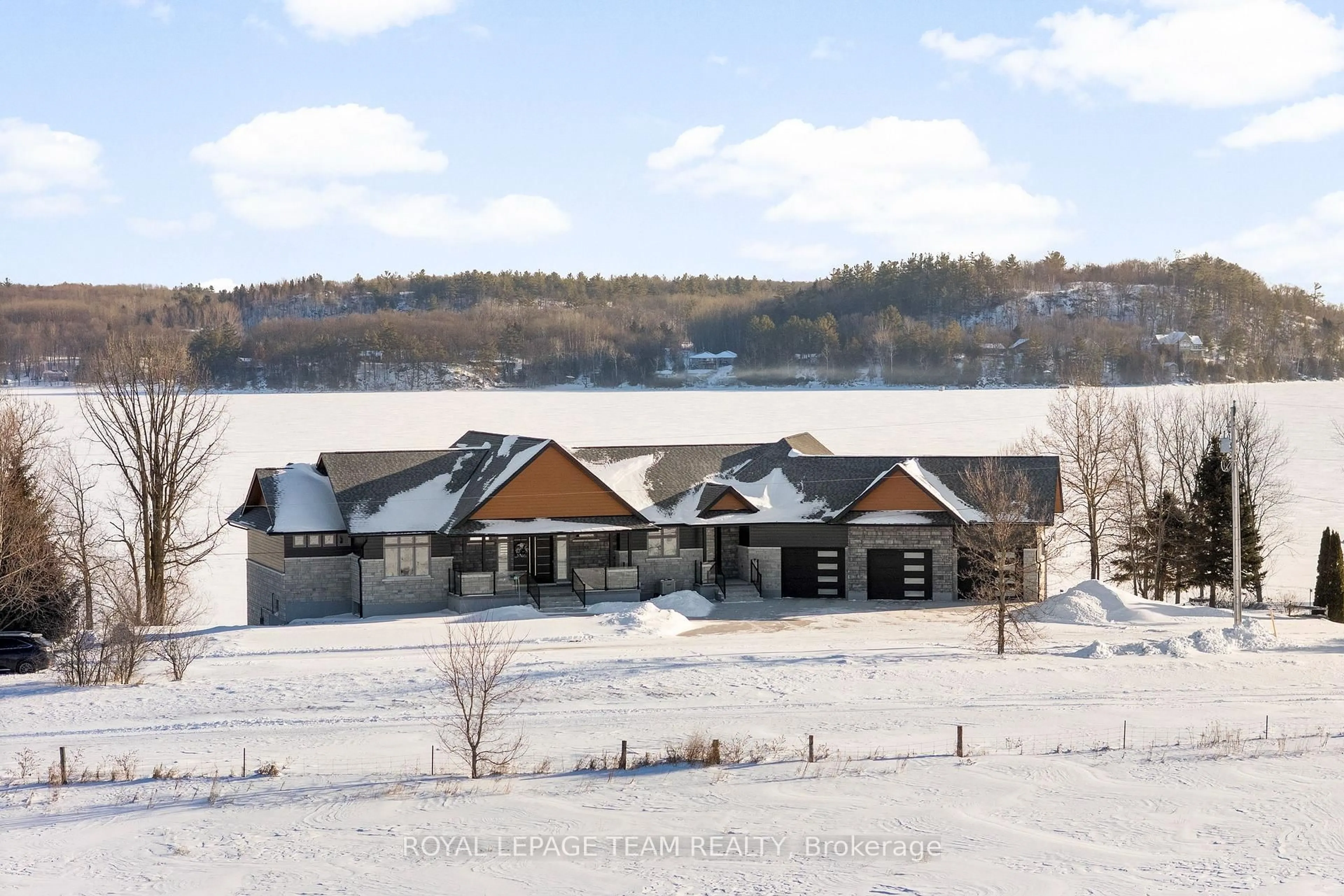 A pic from outside/outdoor area/front of a property/back of a property/a pic from drone, water/lake/river/ocean view for 231 Finnerty Rd, Cobden Ontario K0J 1K0