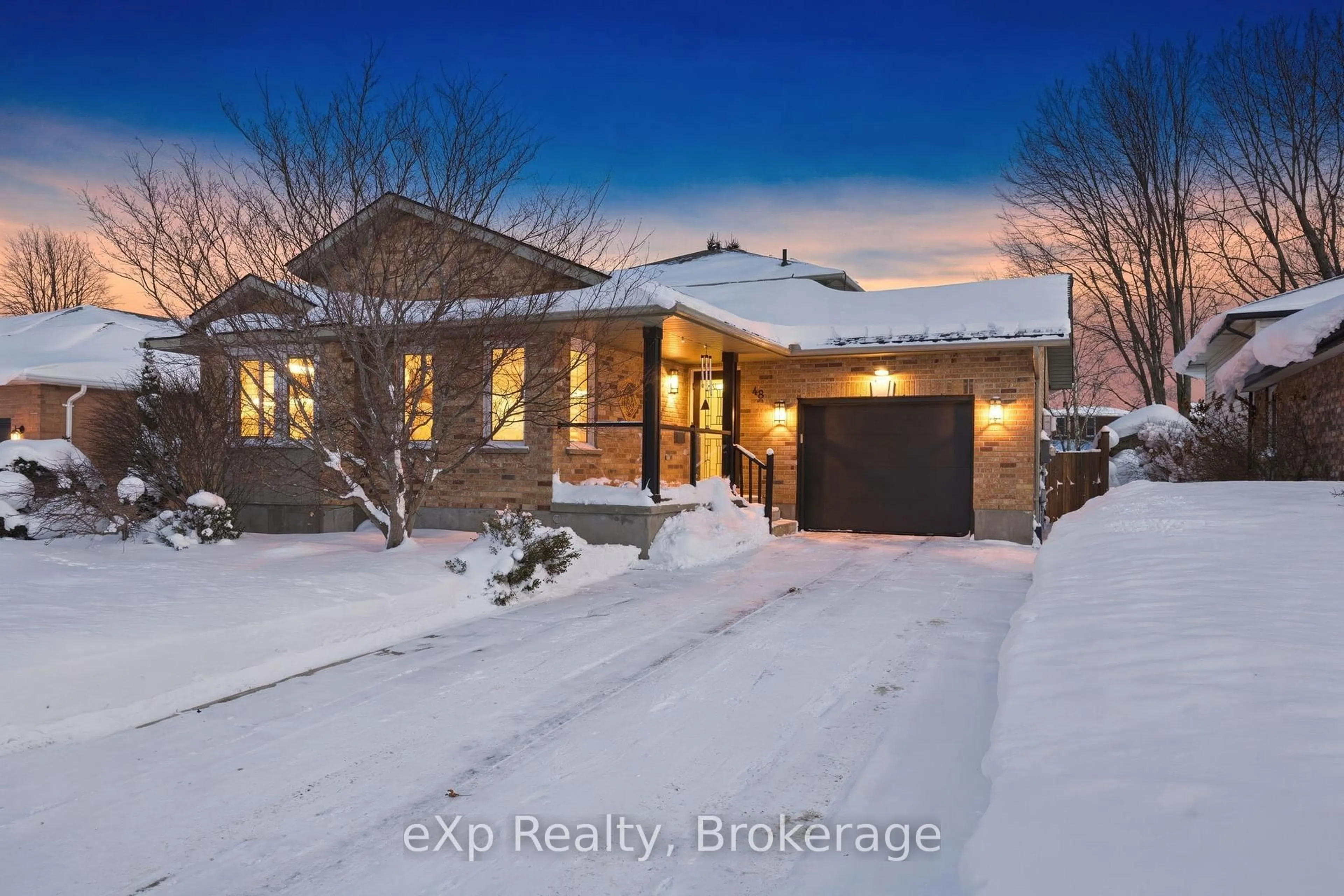 Home with brick exterior material, street for 48 Killoran Cres, Stratford Ontario N4Z 1H6