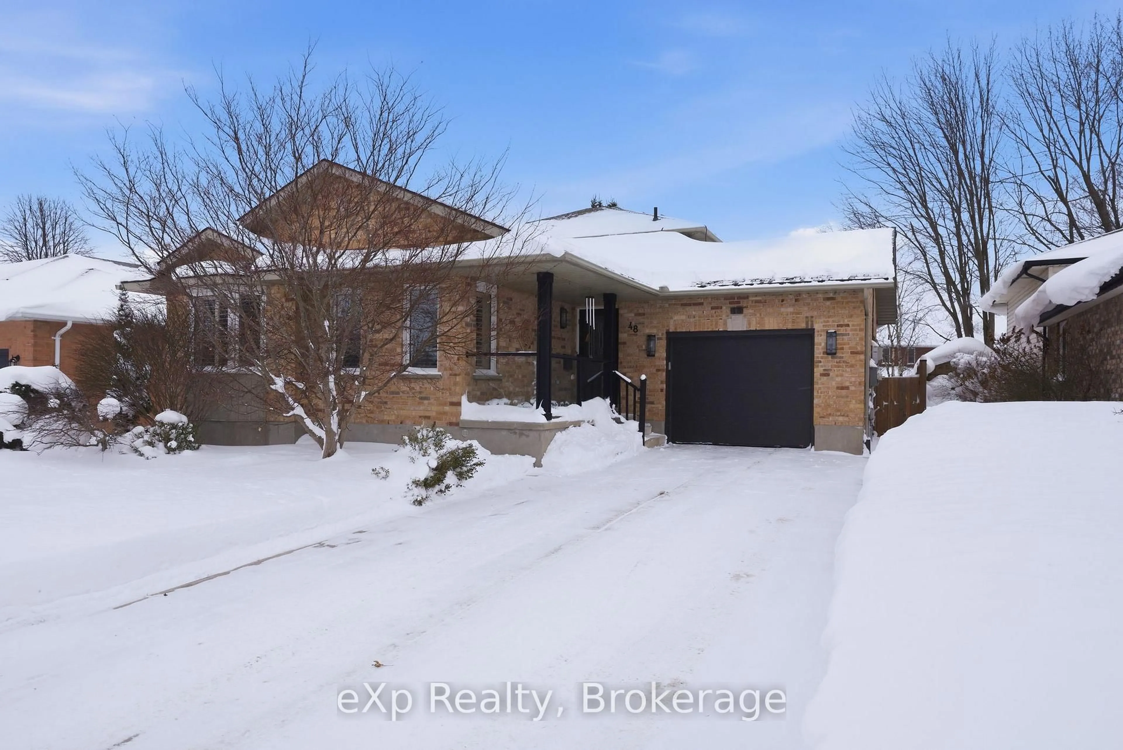 A pic from outside/outdoor area/front of a property/back of a property/a pic from drone, street for 48 Killoran Cres, Stratford Ontario N4Z 1H6