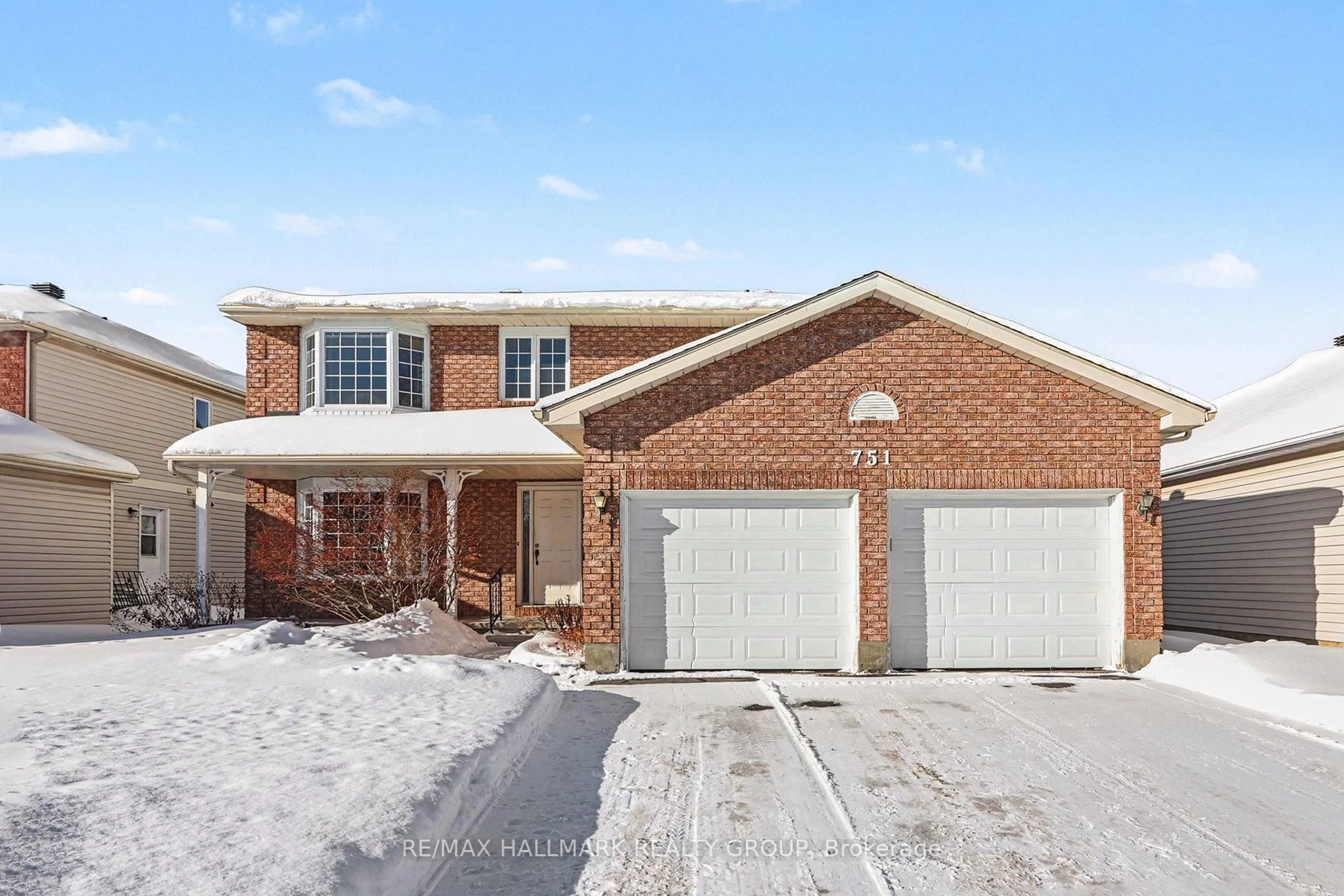 Home with brick exterior material, street for 751 Merkley Dr, Orleans Ontario K4A 2T9