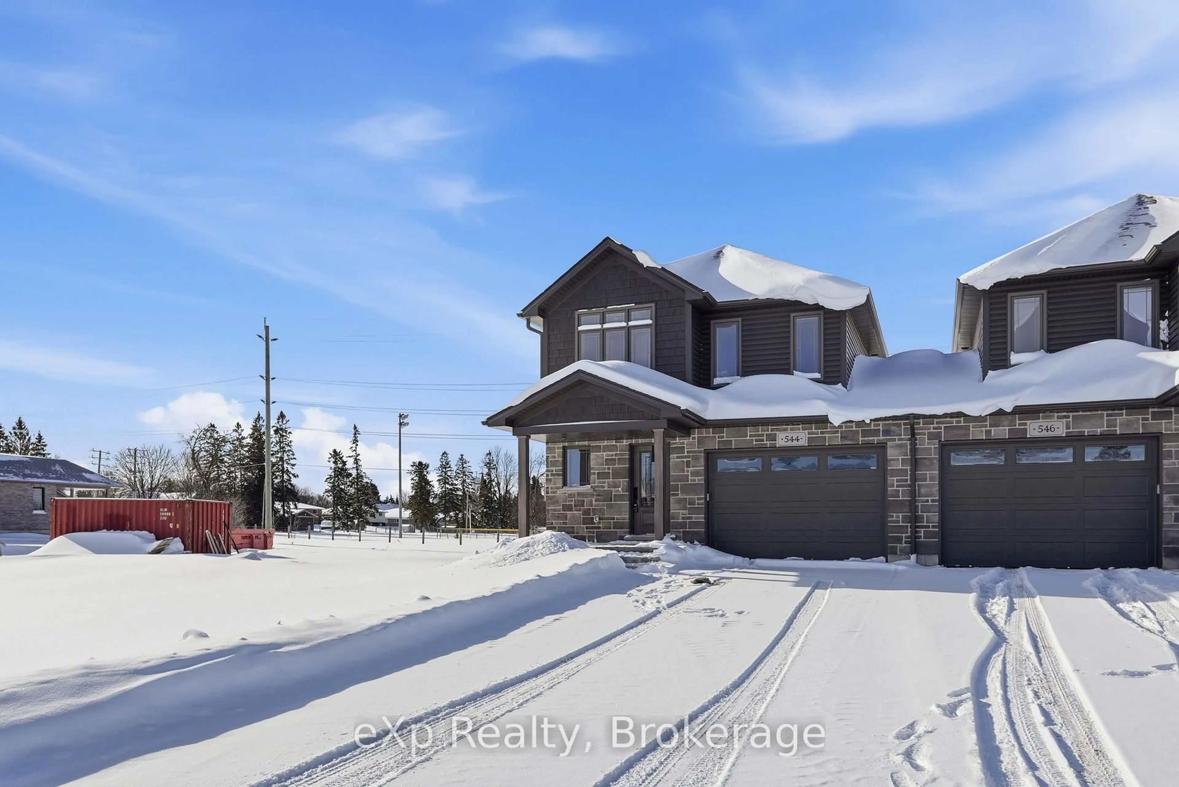 A pic from outside/outdoor area/front of a property/back of a property/a pic from drone, street for 544 Newfoundland St, Wellington North Ontario N0G 2L2