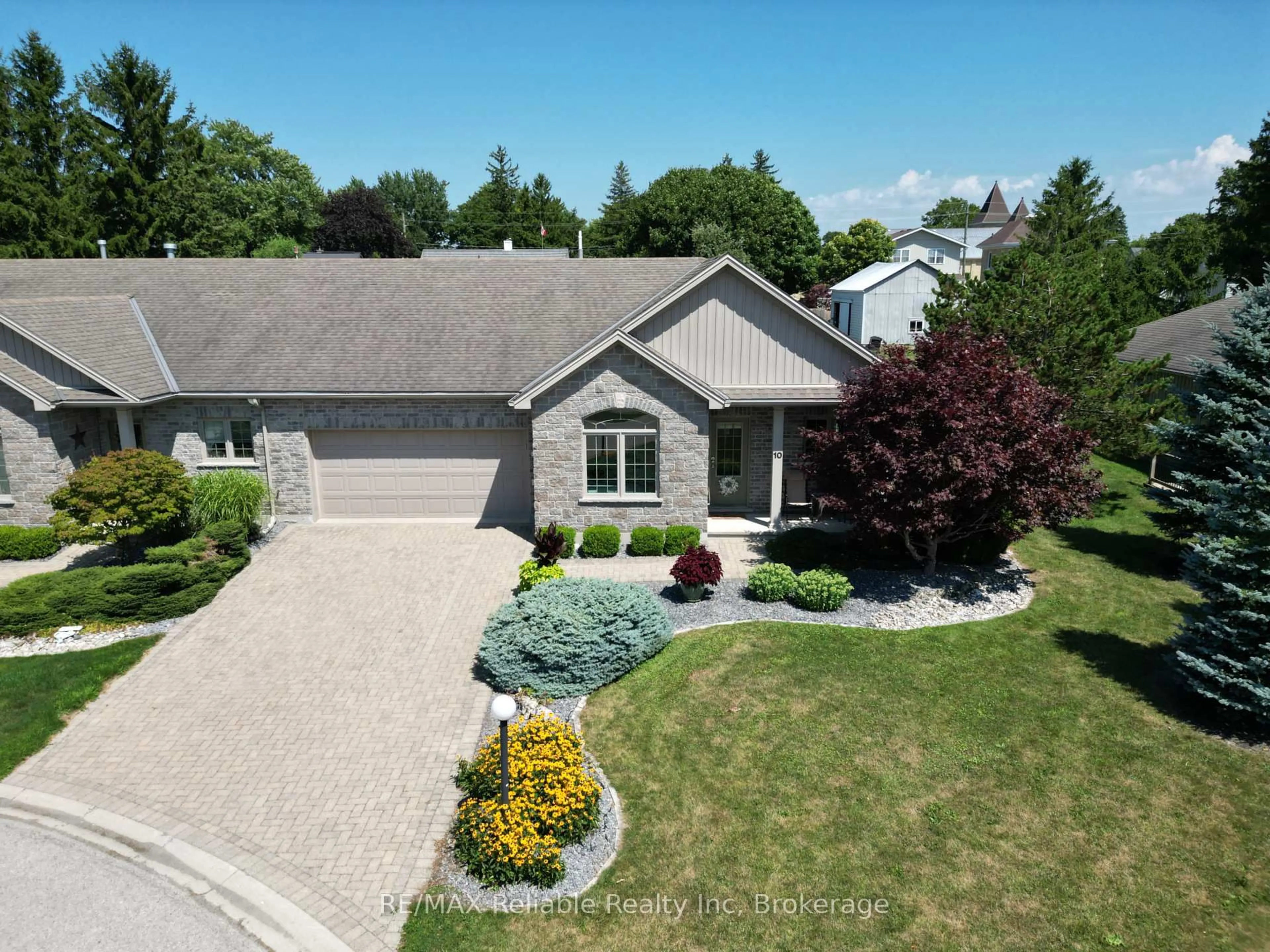 A pic from outside/outdoor area/front of a property/back of a property/a pic from drone, street for 4-10 Conrad Dr, Bluewater Ontario N0M 2T0