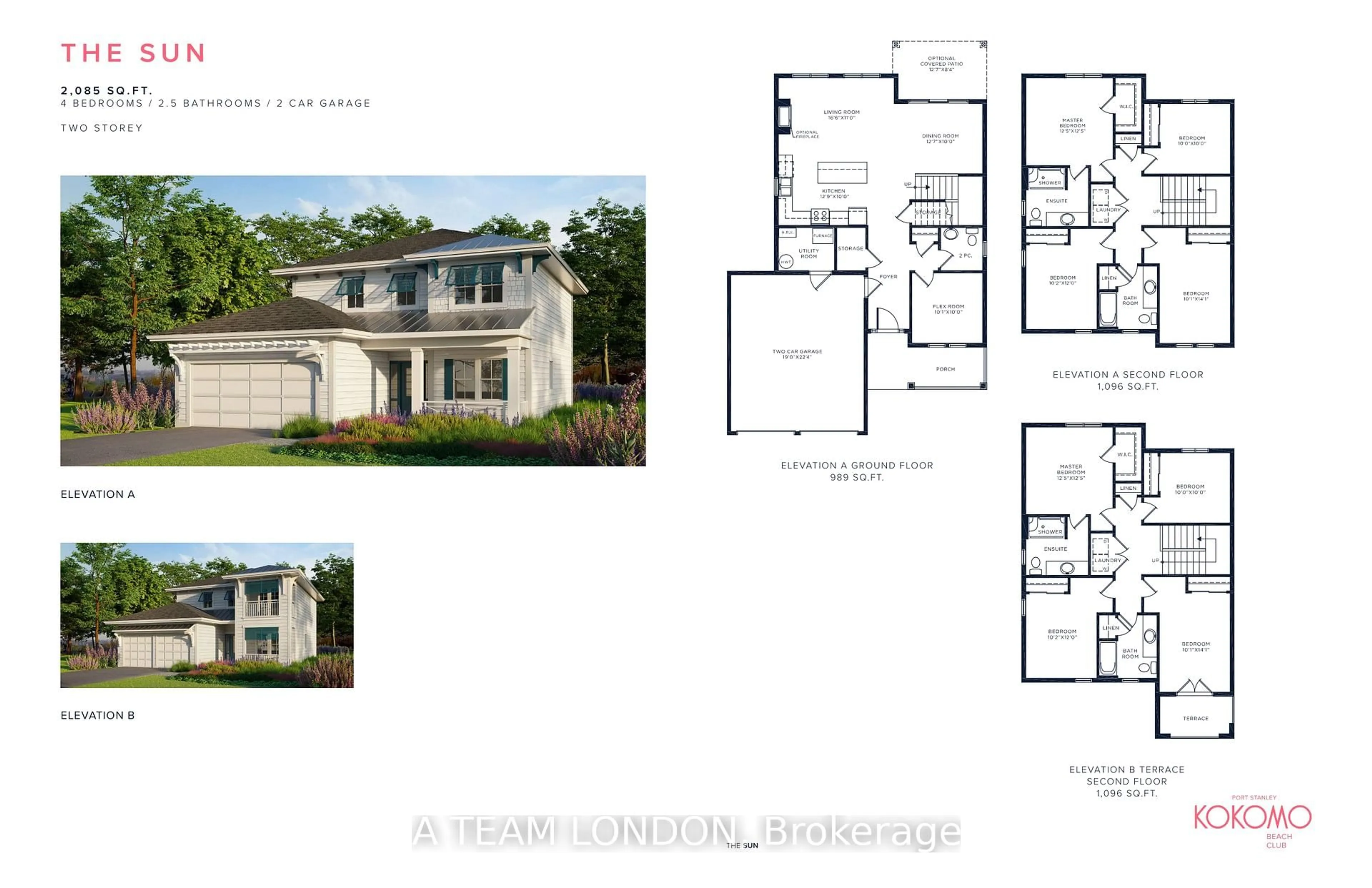 Floor plan for 93 The Promenade, Central Elgin Ontario N5L 1C5