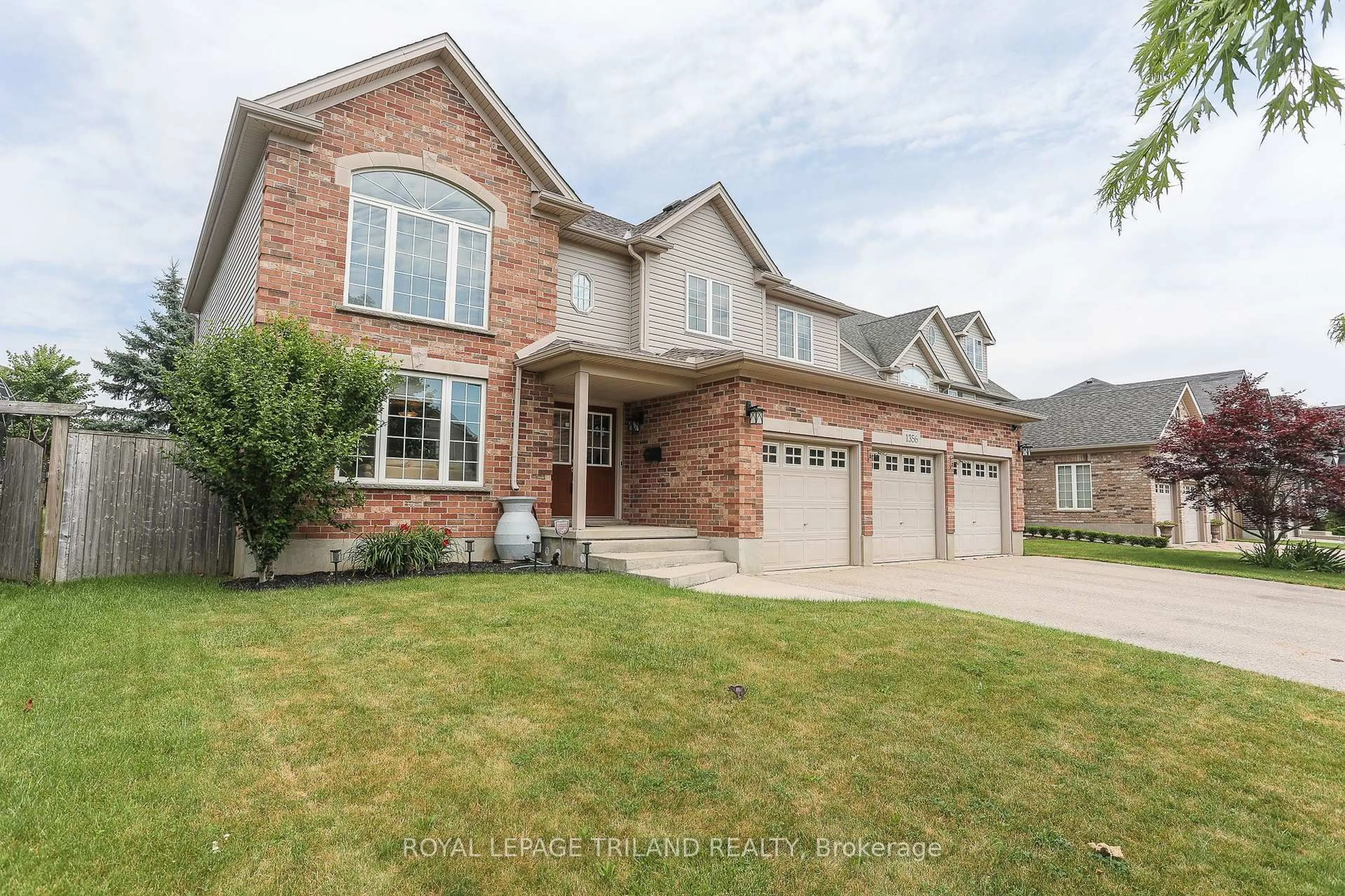 Home with brick exterior material, street for 1356 Birchwood Dr, London South Ontario N6K 4Y5