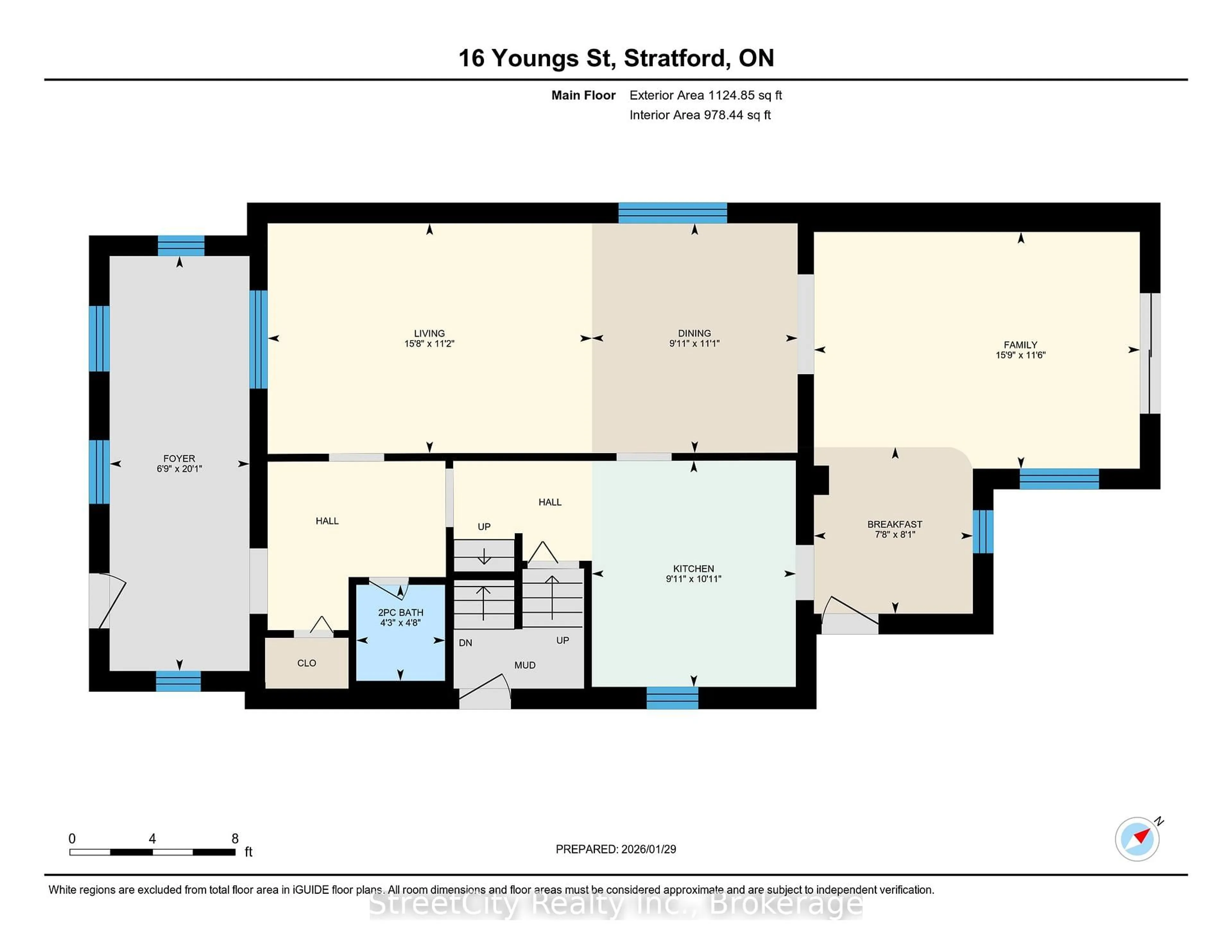 Floor plan for 16 Youngs St, Stratford Ontario N5A 1J6