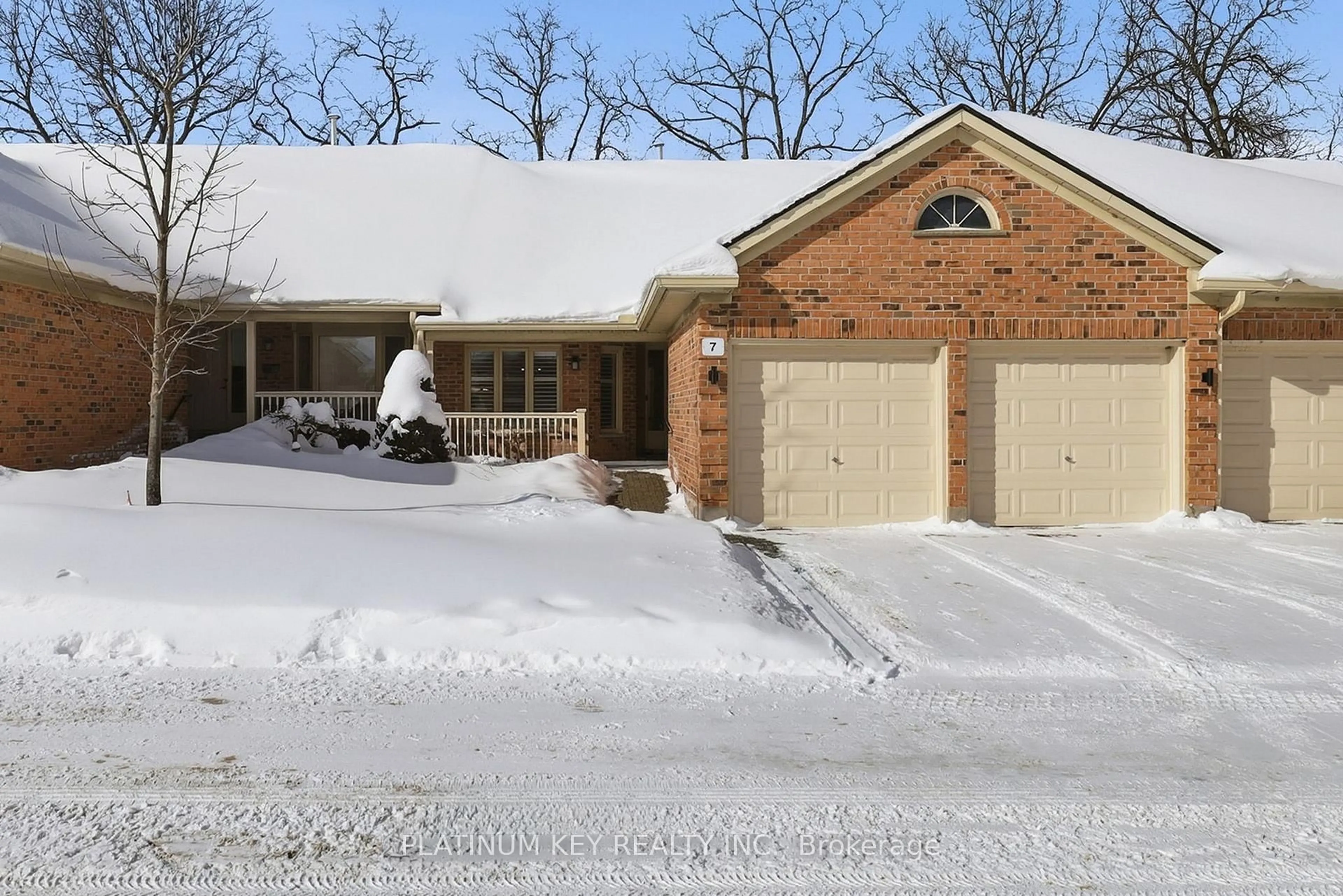 Home with brick exterior material, street for 1331 Commissioners Rd #7, London South Ontario N6K 1E2