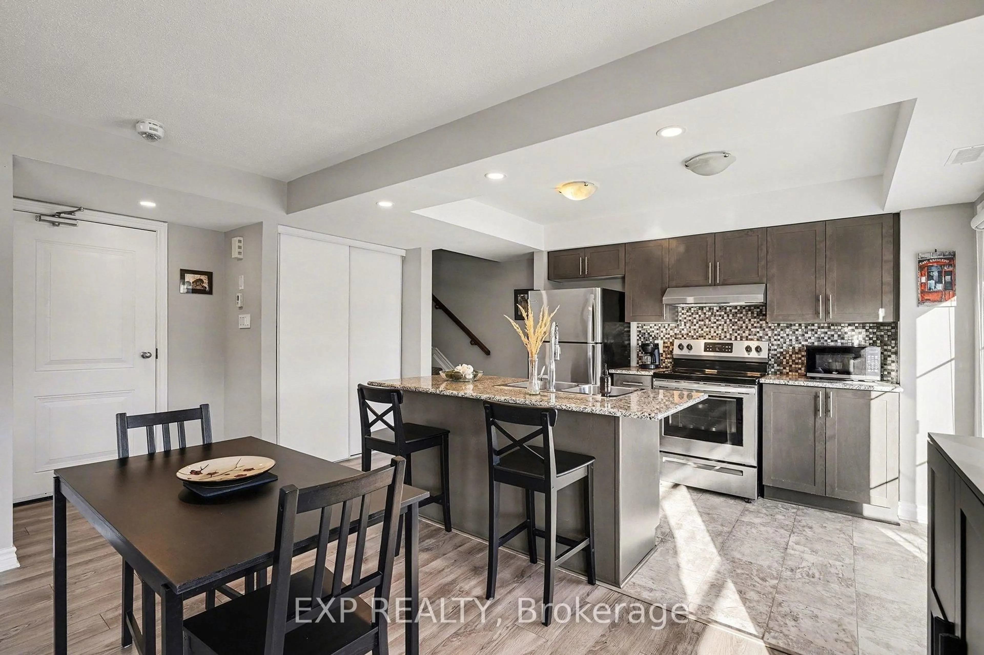 Open concept kitchen, ceramic/tile floor for 735 Chapman Mills Dr, Ottawa Ontario K2J 5X2