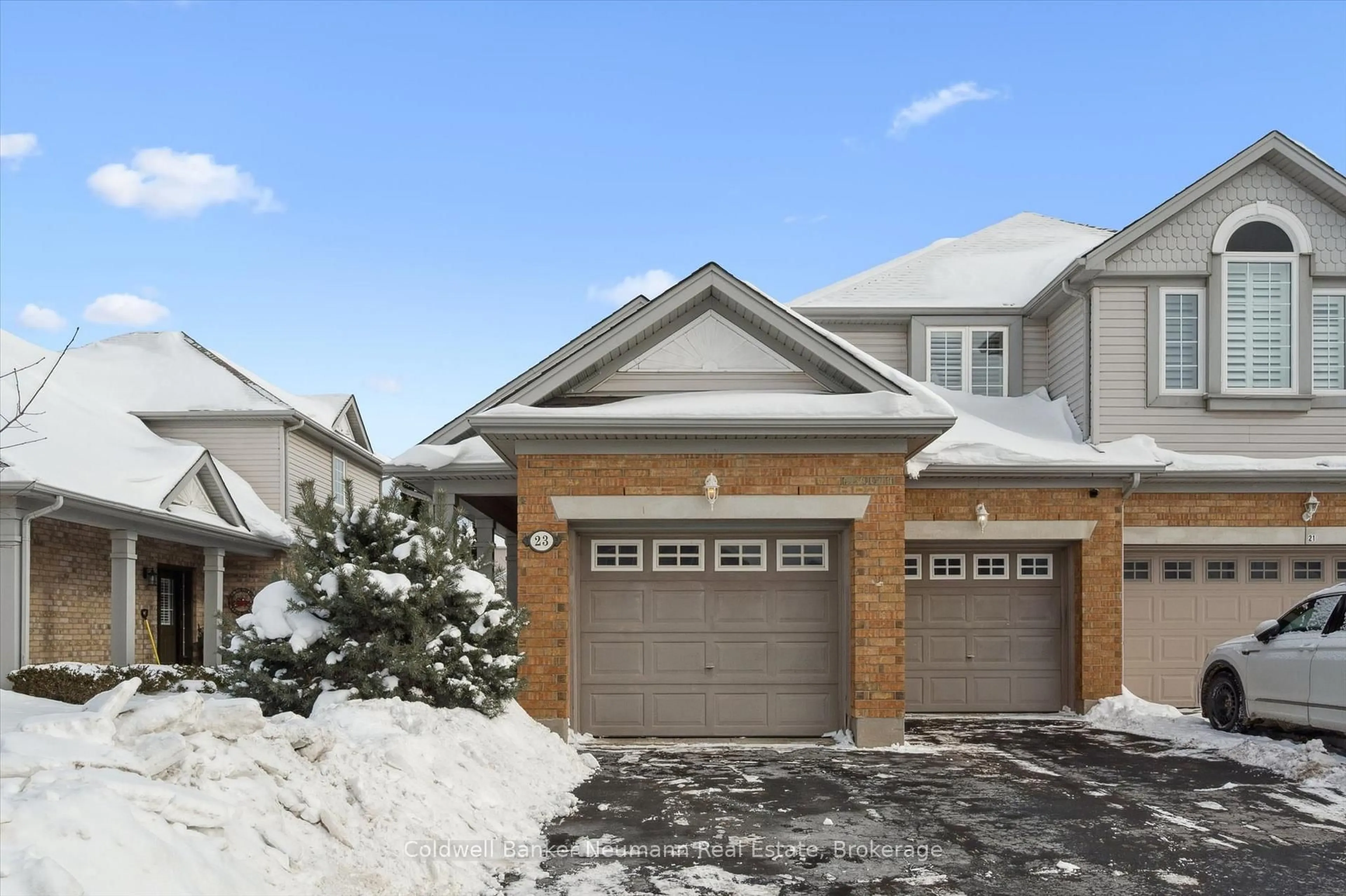 Home with brick exterior material, street for 23 Spencer Cres, Guelph Ontario N1L 1M2