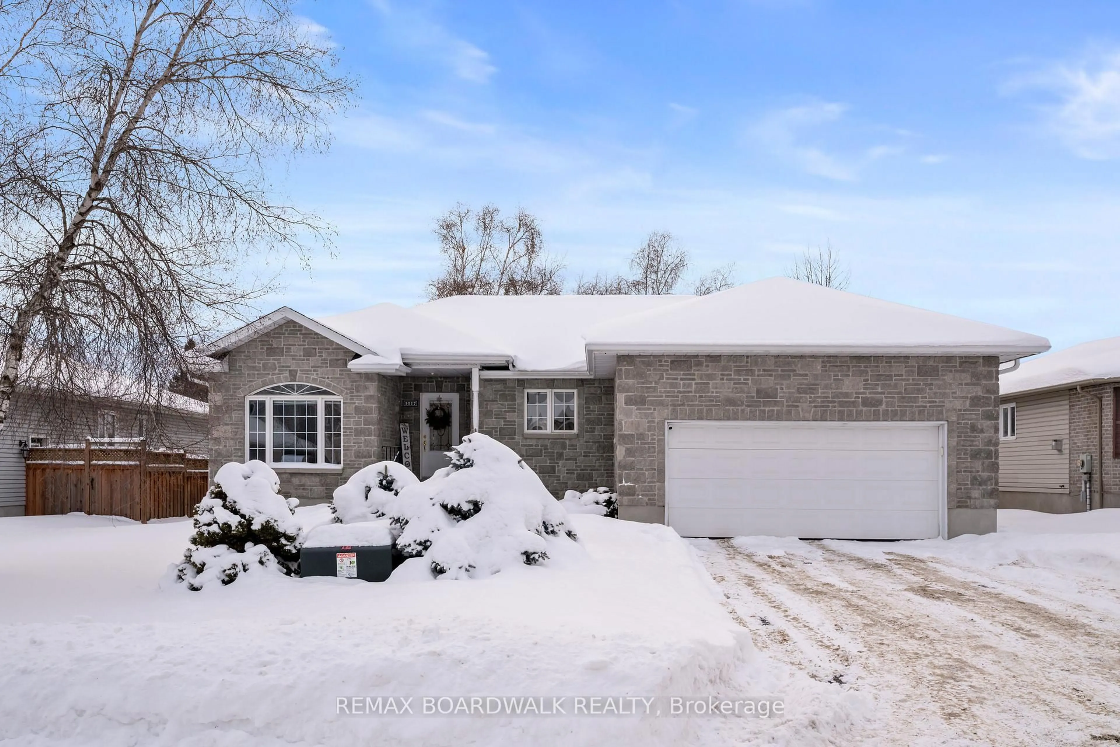 Home with brick exterior material, street for 1017 Massie Dr, Prescott Ontario K0E 1T0