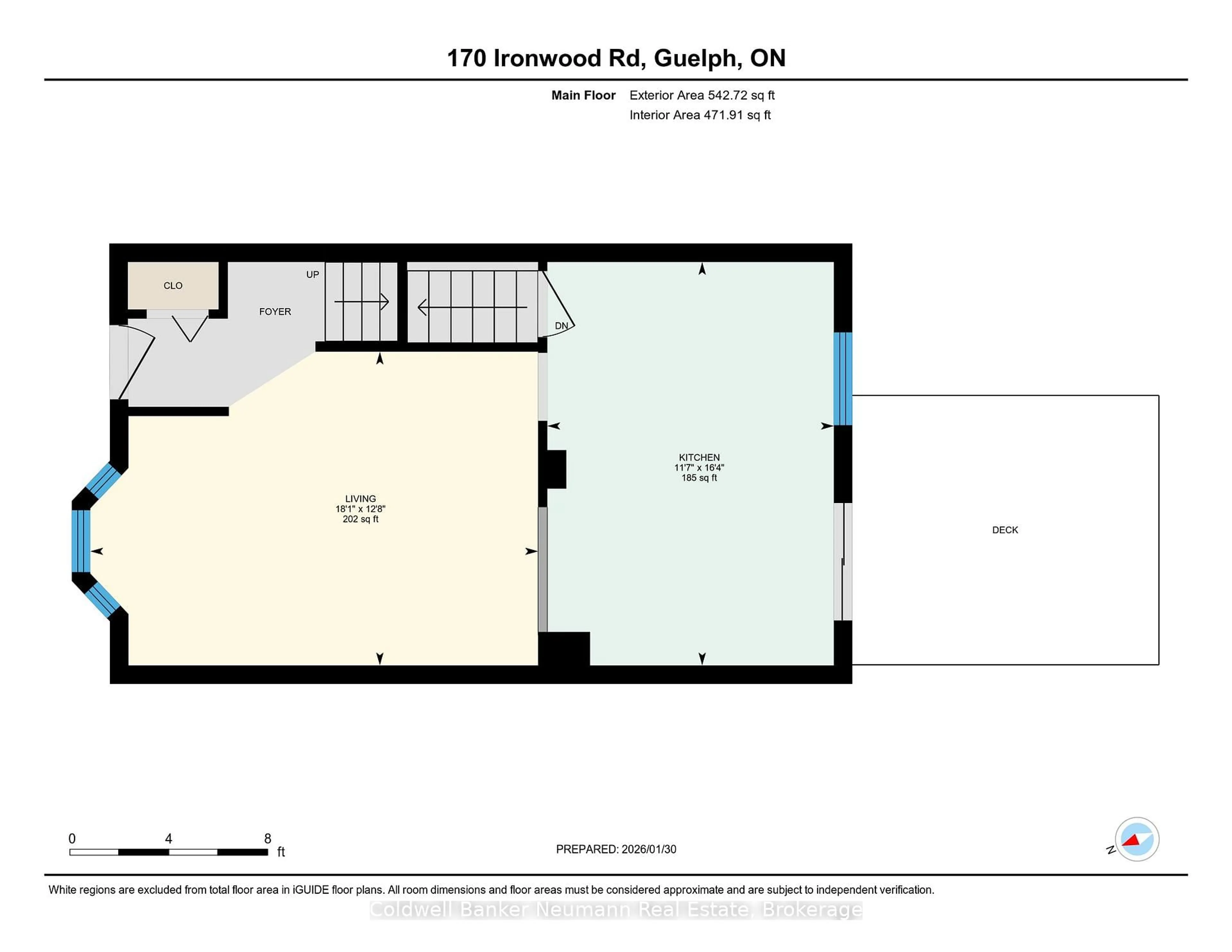 Floor plan for 170 Ironwood Rd, Guelph Ontario N1G 3R4