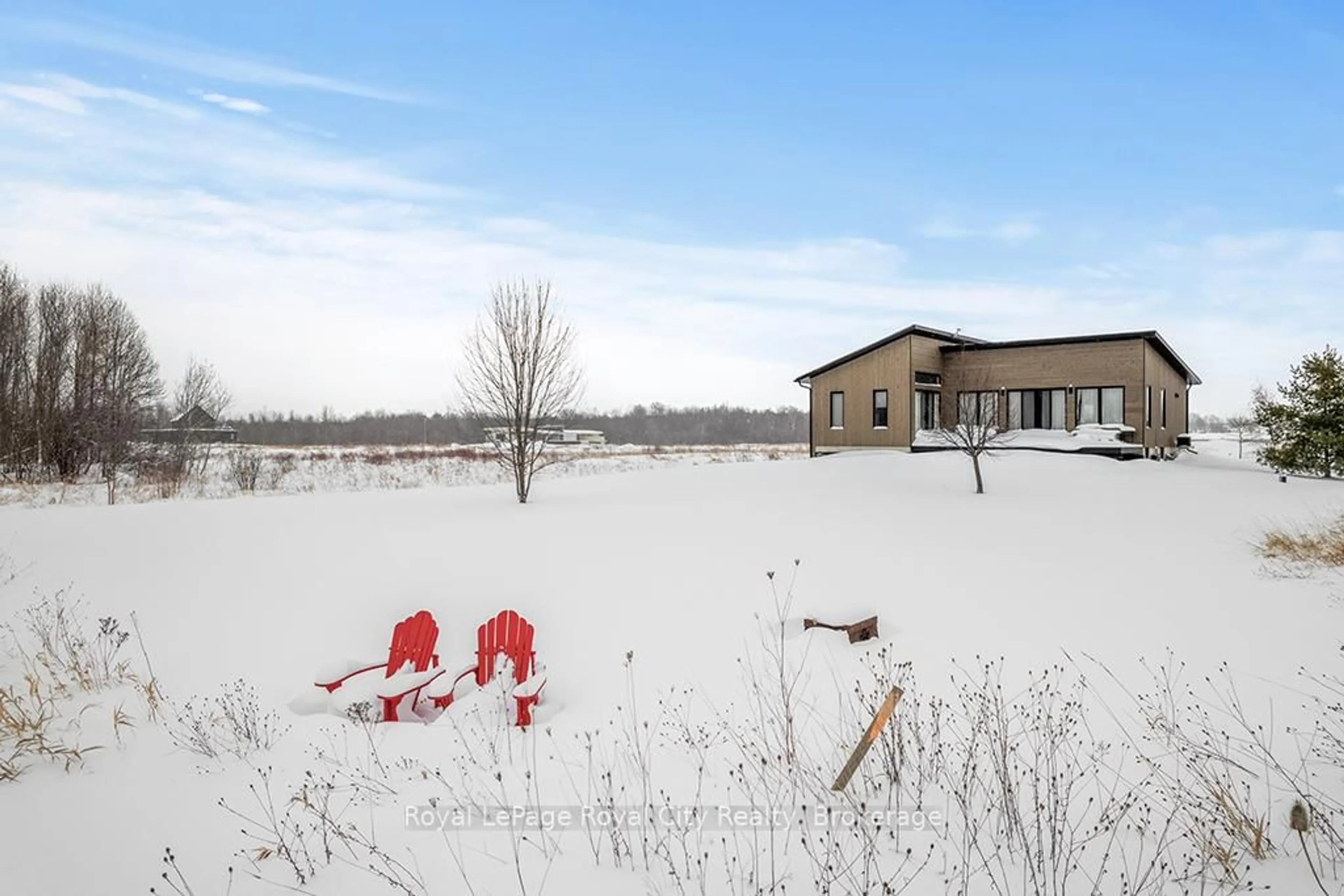 A pic from outside/outdoor area/front of a property/back of a property/a pic from drone, water/lake/river/ocean view for 103 Ugovsek Cres, Meaford Ontario N0H 1B0