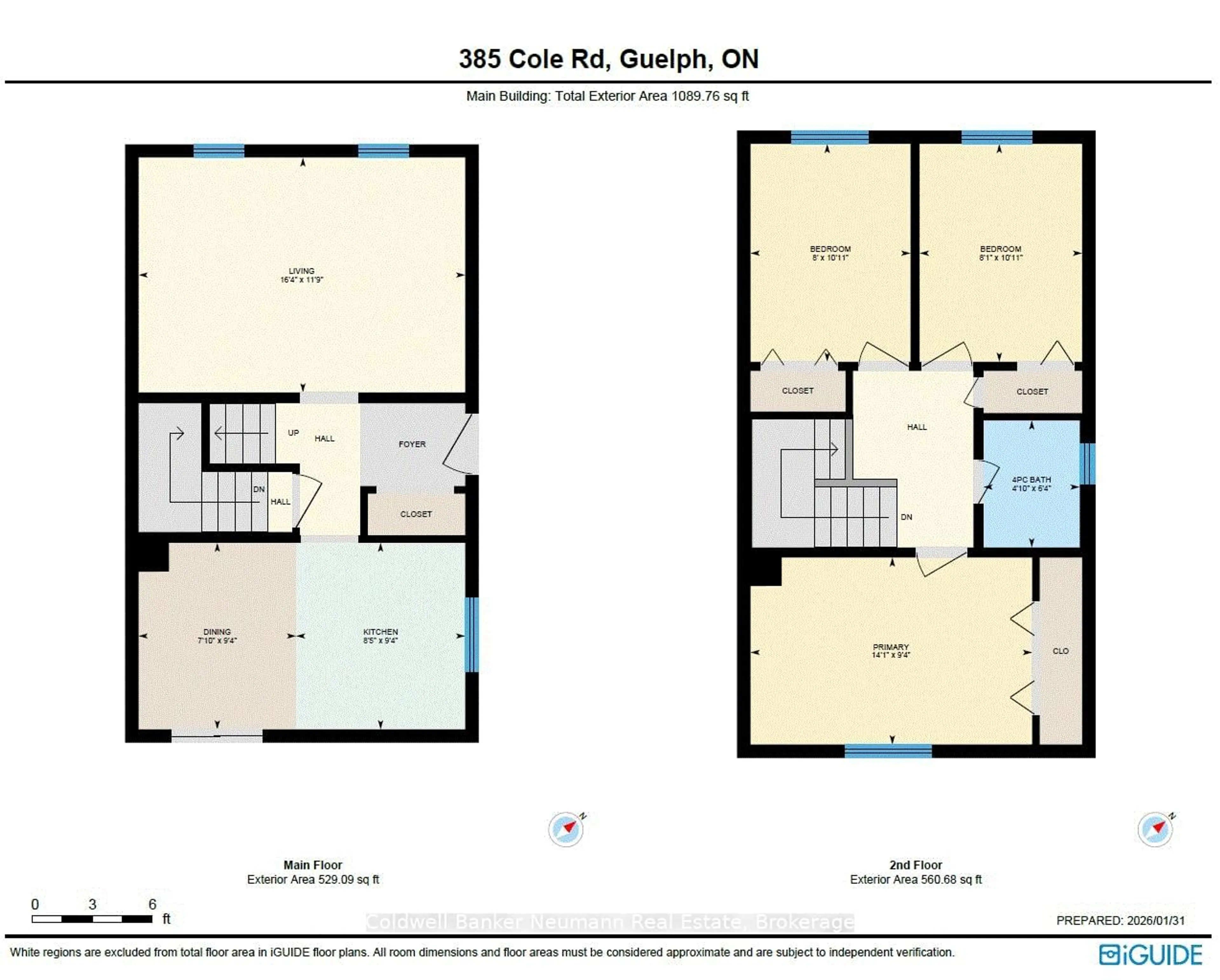 Floor plan for 385 Cole Rd, Guelph Ontario N1G 3E9