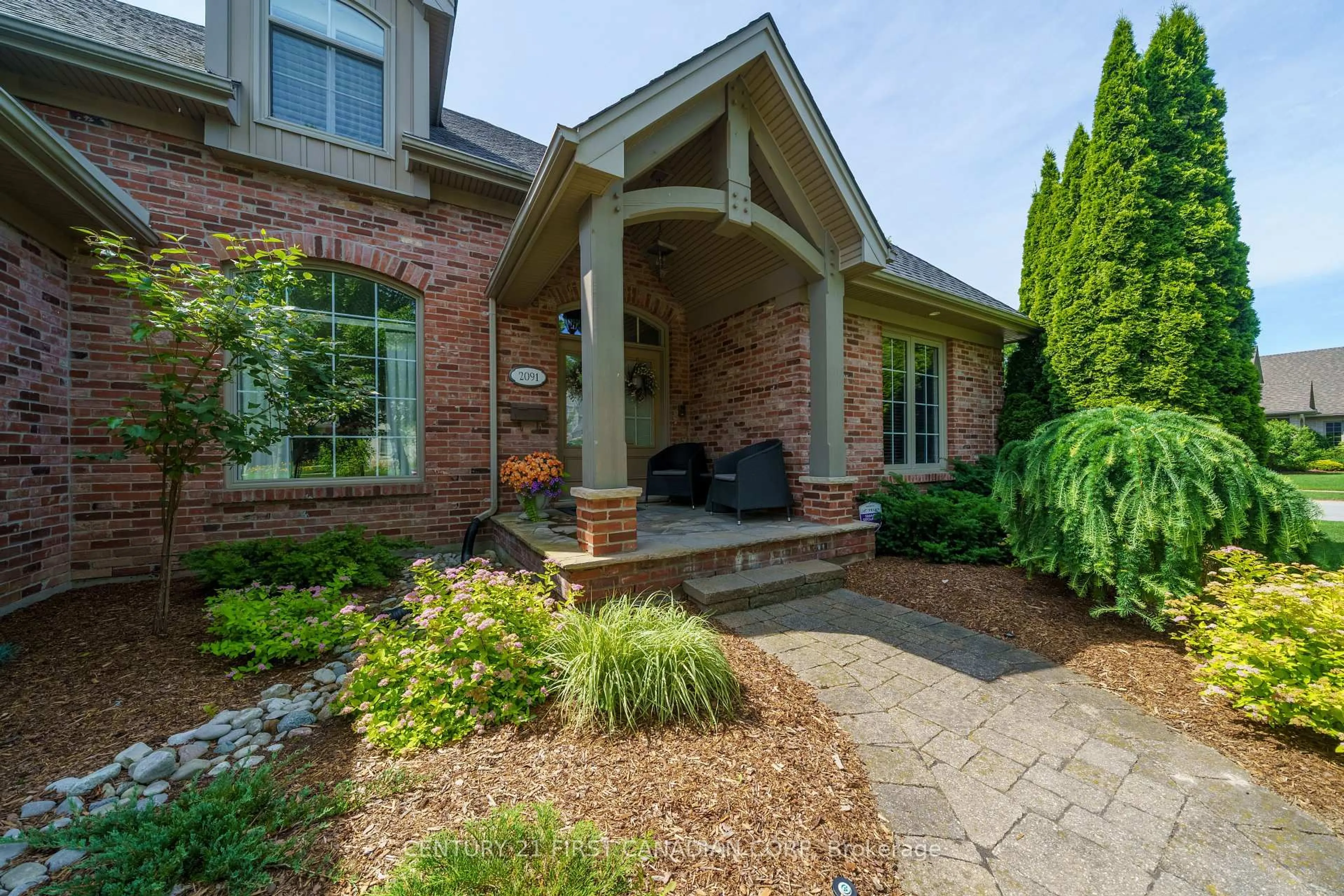 Home with brick exterior material, street for 2091 Valleyrun Blvd, London North Ontario N6G 5M7