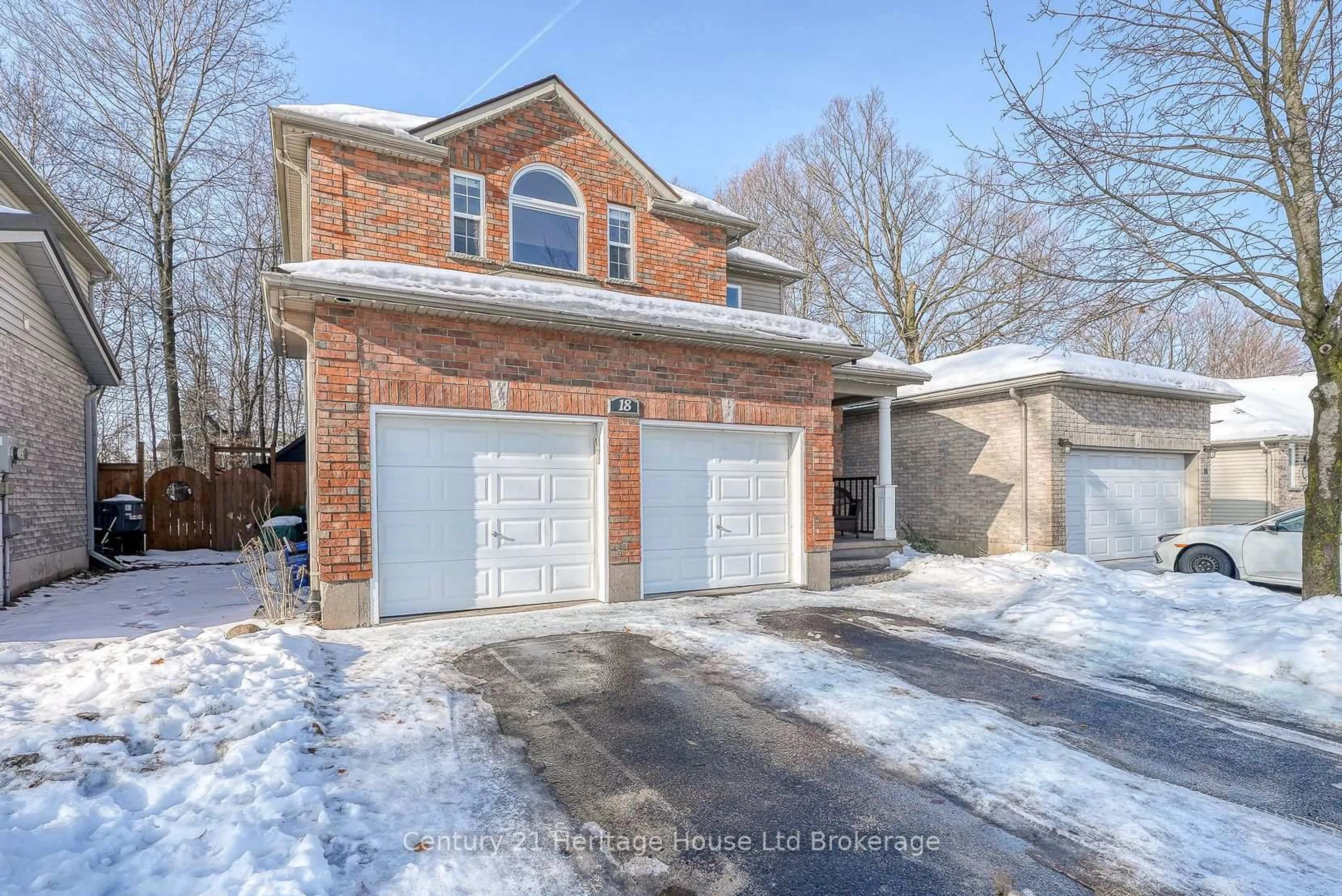 Home with brick exterior material, street for 18 Potters Way, Woodstock Ontario N4S 8Z5