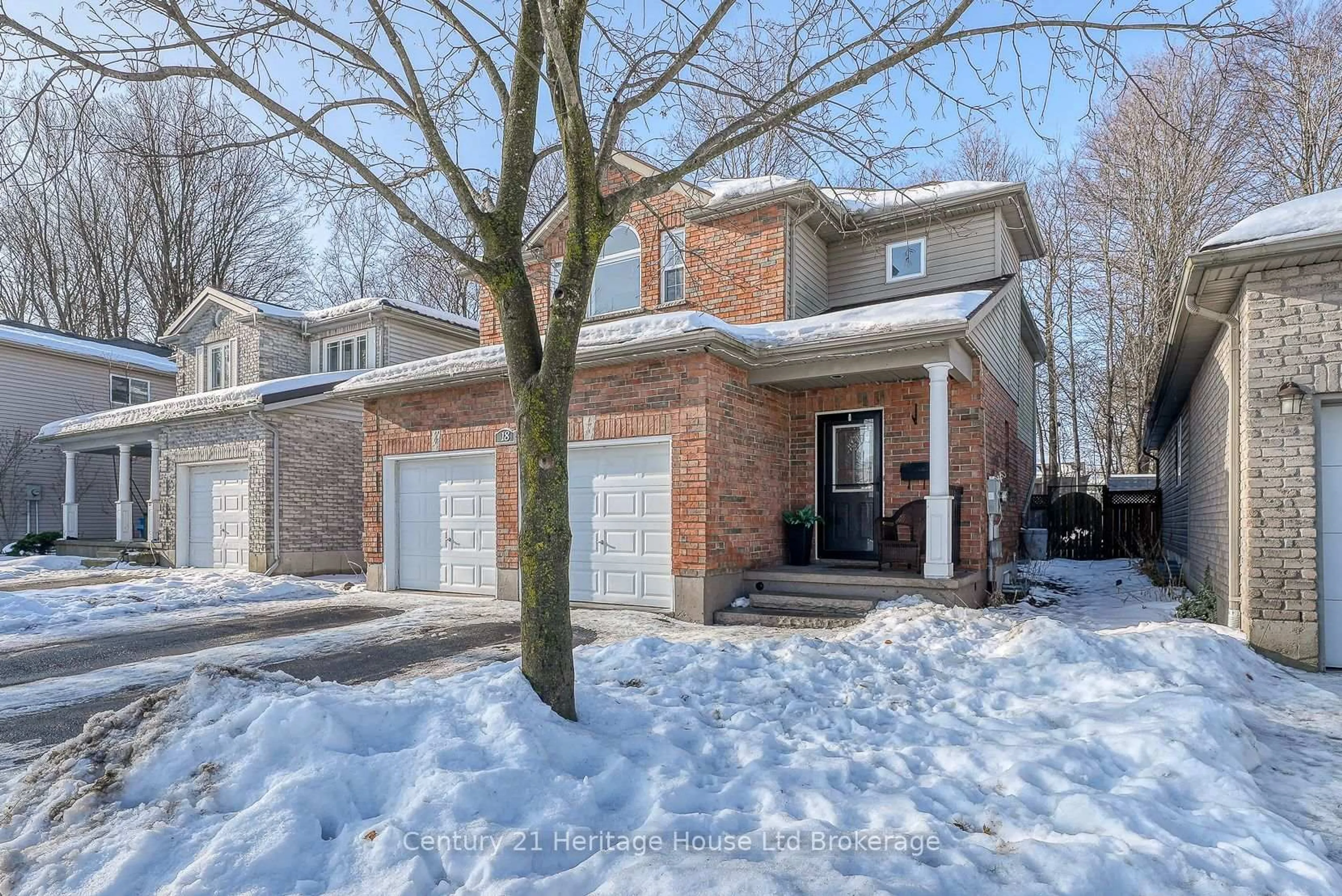 Home with brick exterior material, street for 18 Potters Way, Woodstock Ontario N4S 8Z5