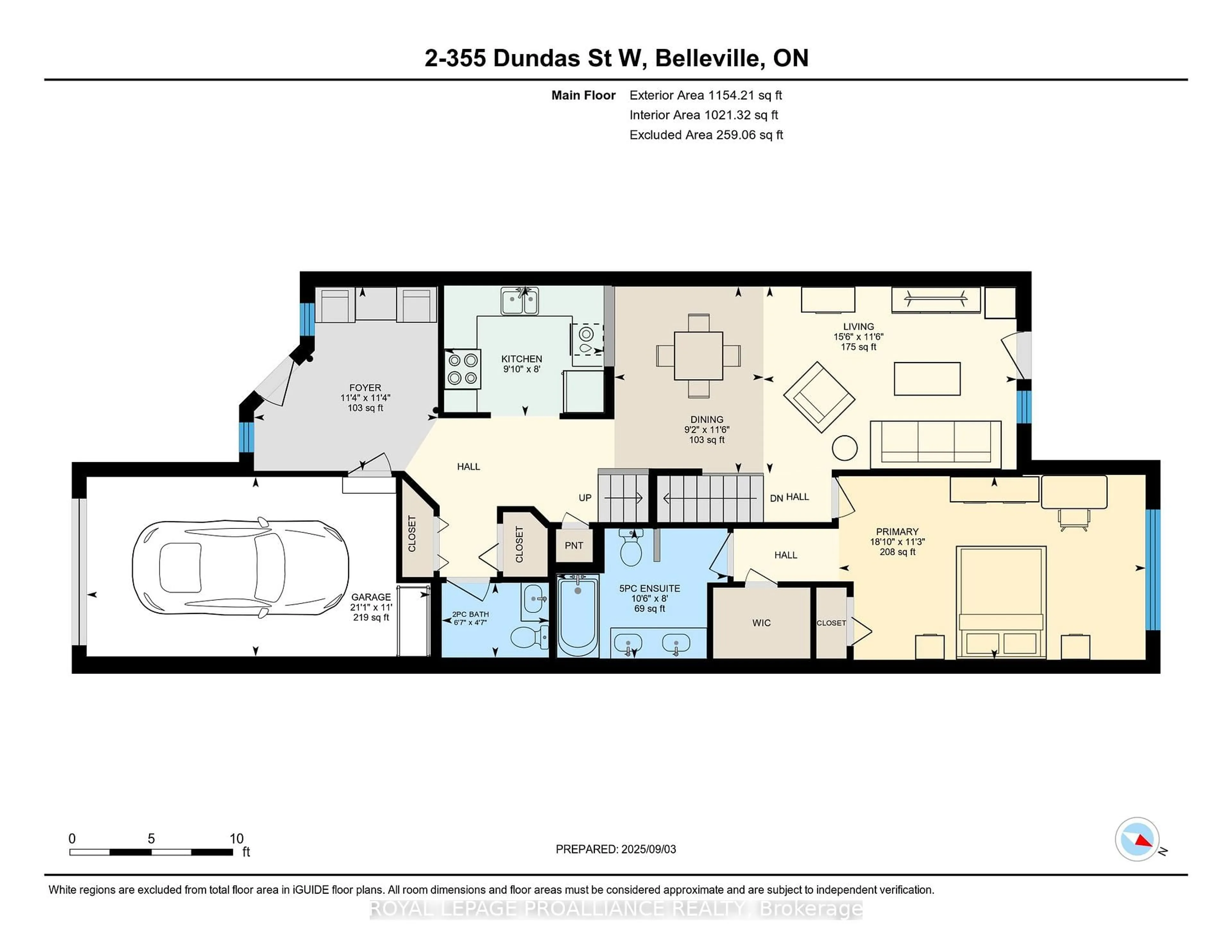 Floor plan for 355 Dundas St #2, Belleville Ontario K8P 1B3