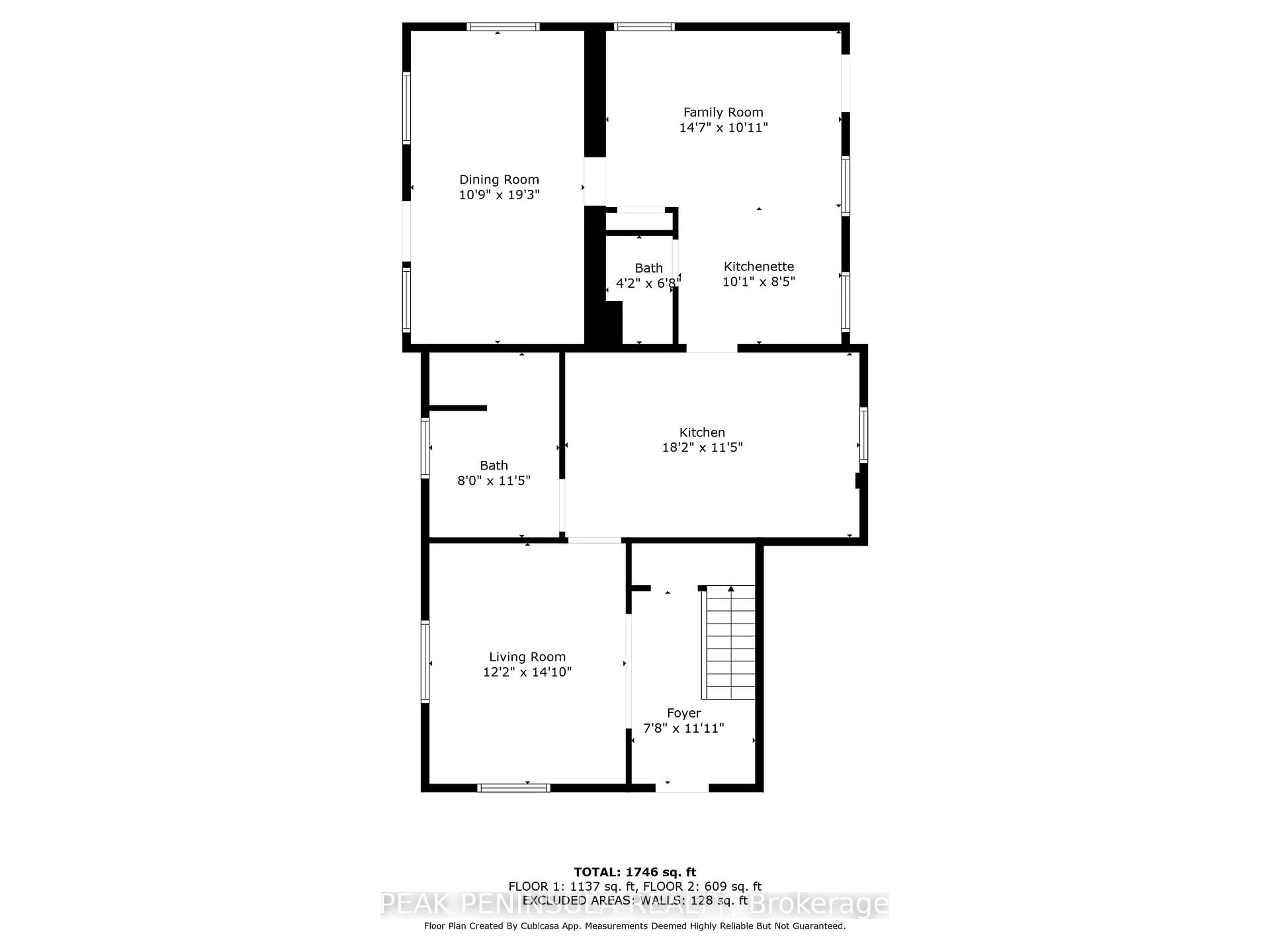 Floor plan for 1047 Bay St, Norfolk Ontario N0E 1M0