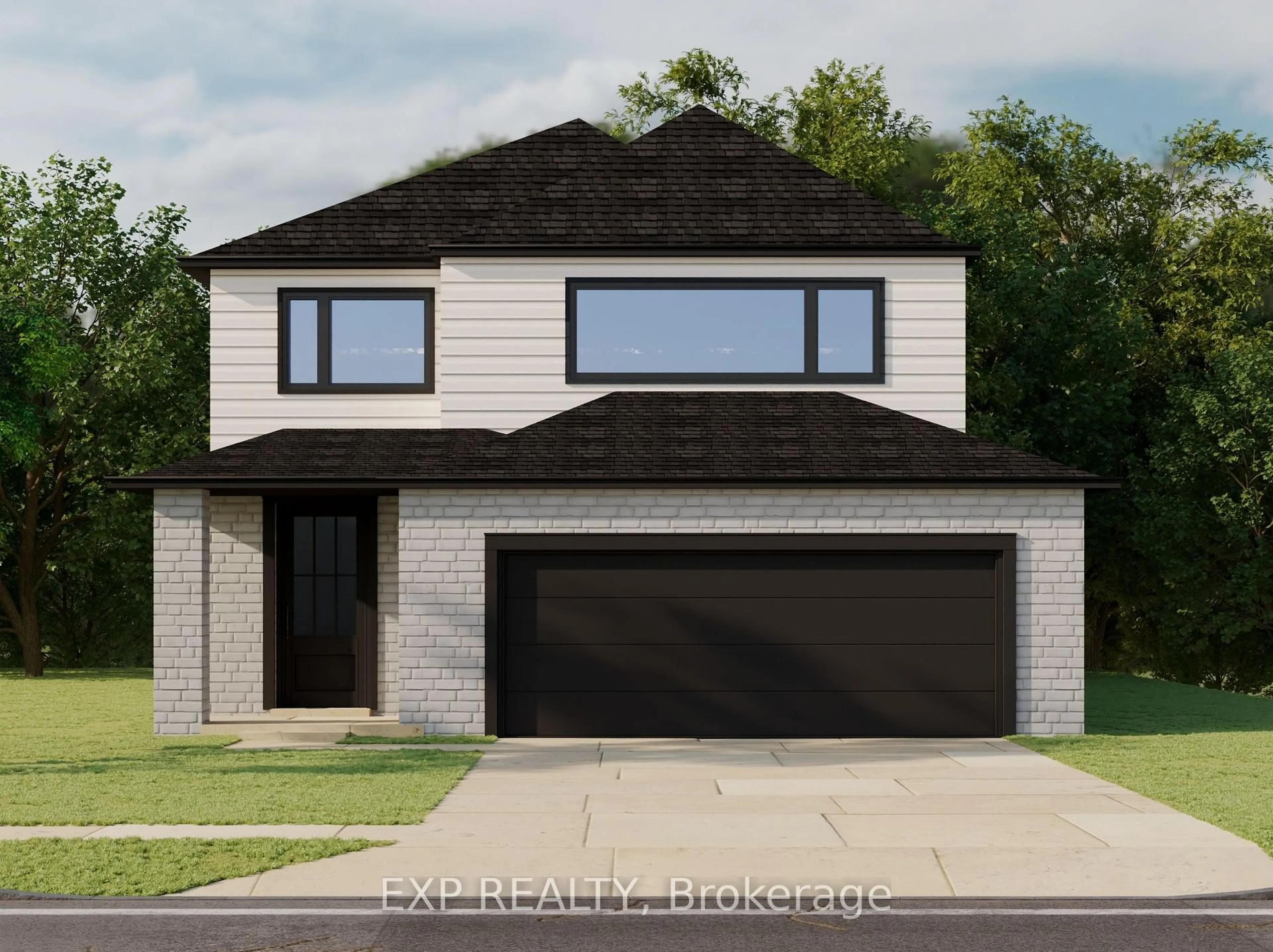 Home with brick exterior material, street for 210 Merritt Crt, North Middlesex Ontario N0M 2K0