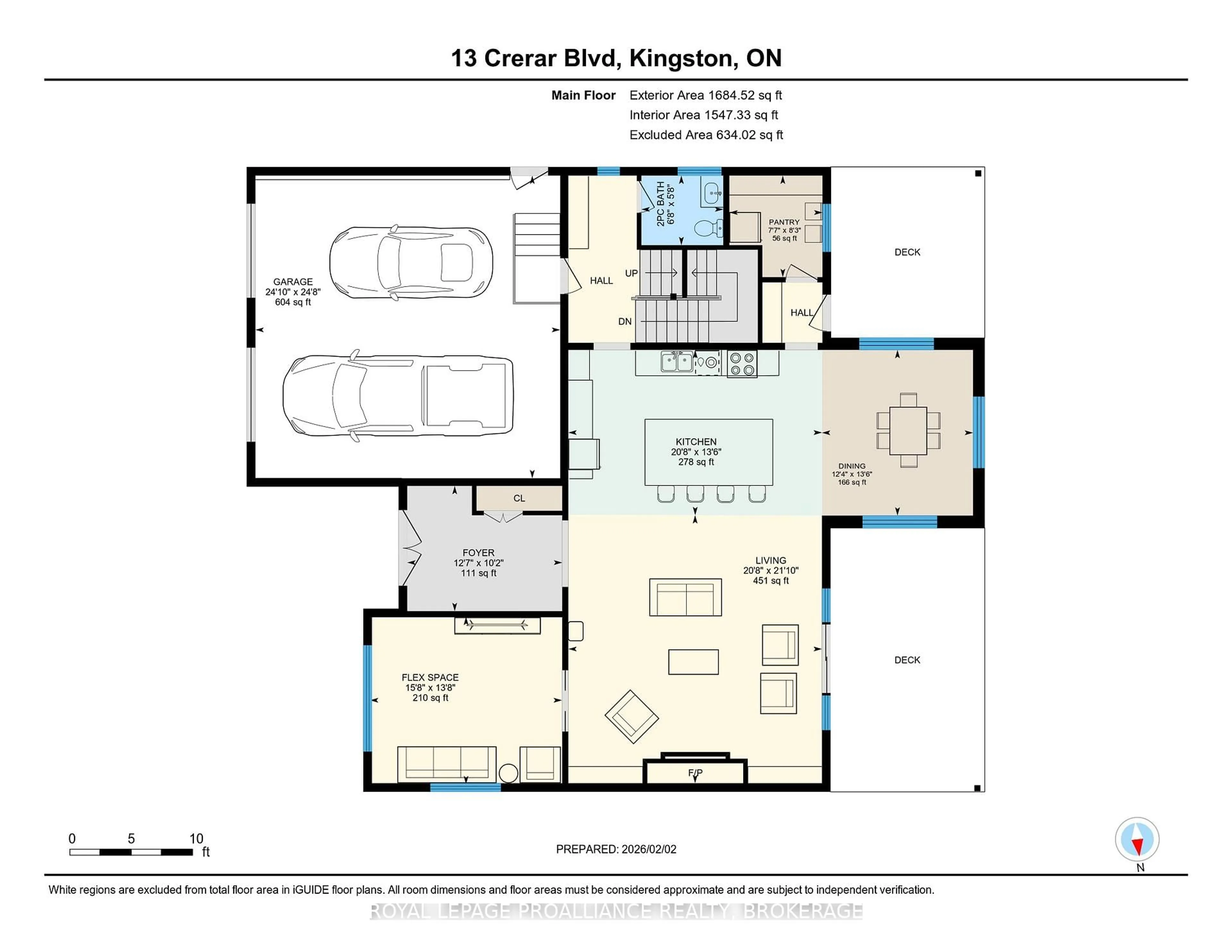 Floor plan for 13 Crerar Blvd, Kingston Ontario K7M 3P7