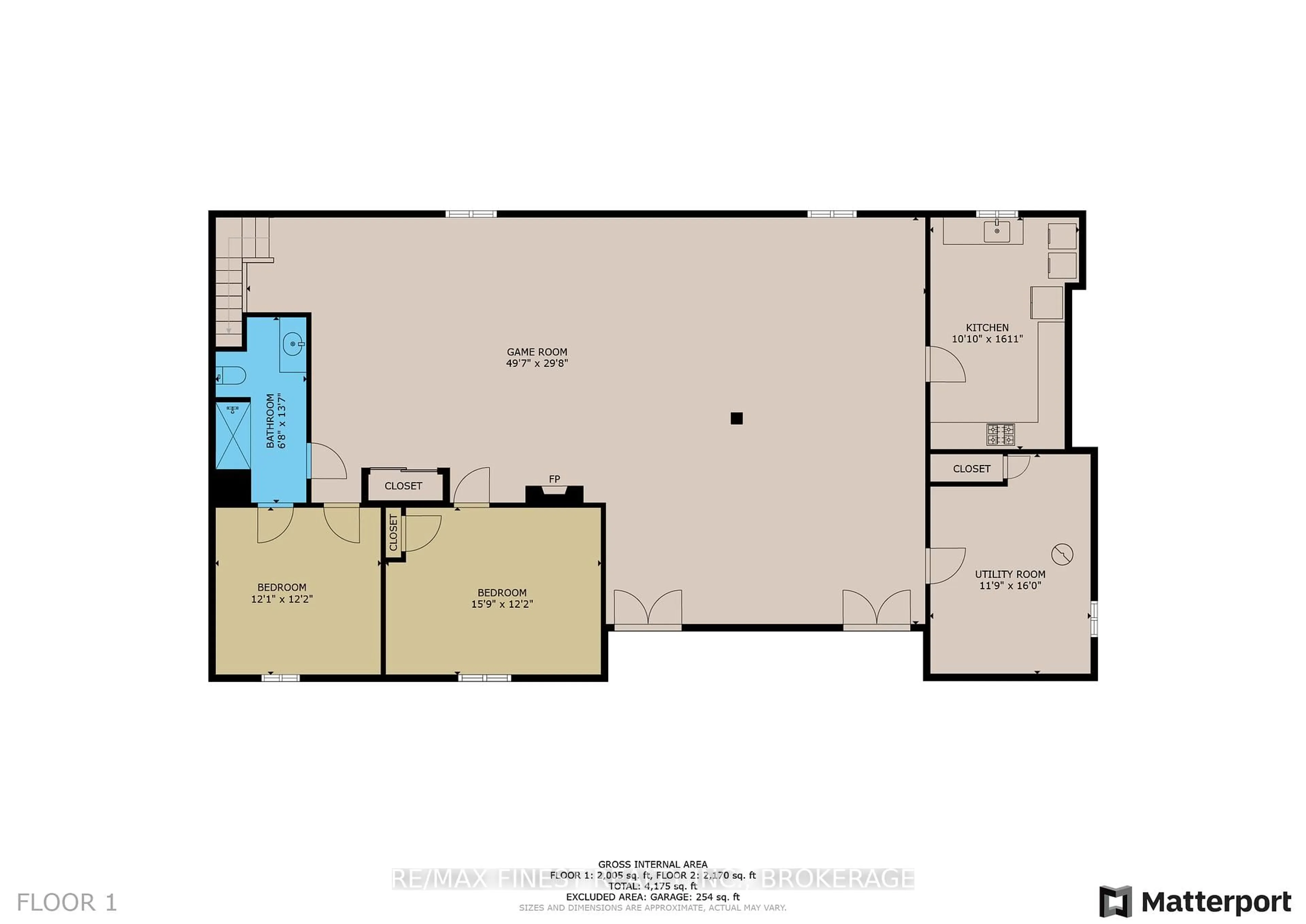 Floor plan for 10 Brant Ave, Kingston Ontario K7K 4V1