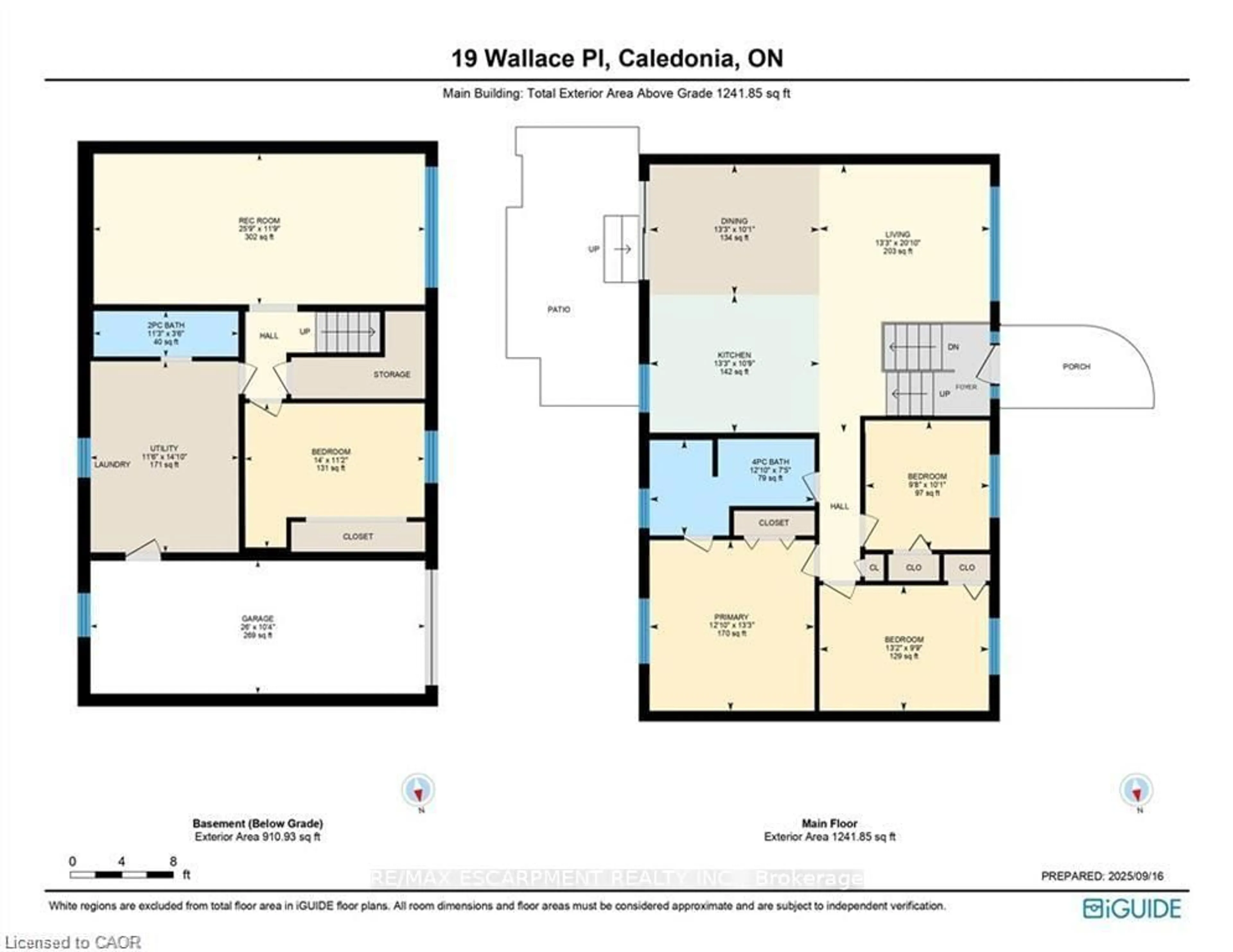 Floor plan for 19 Wallace Pl, Haldimand Ontario N3W 1G4