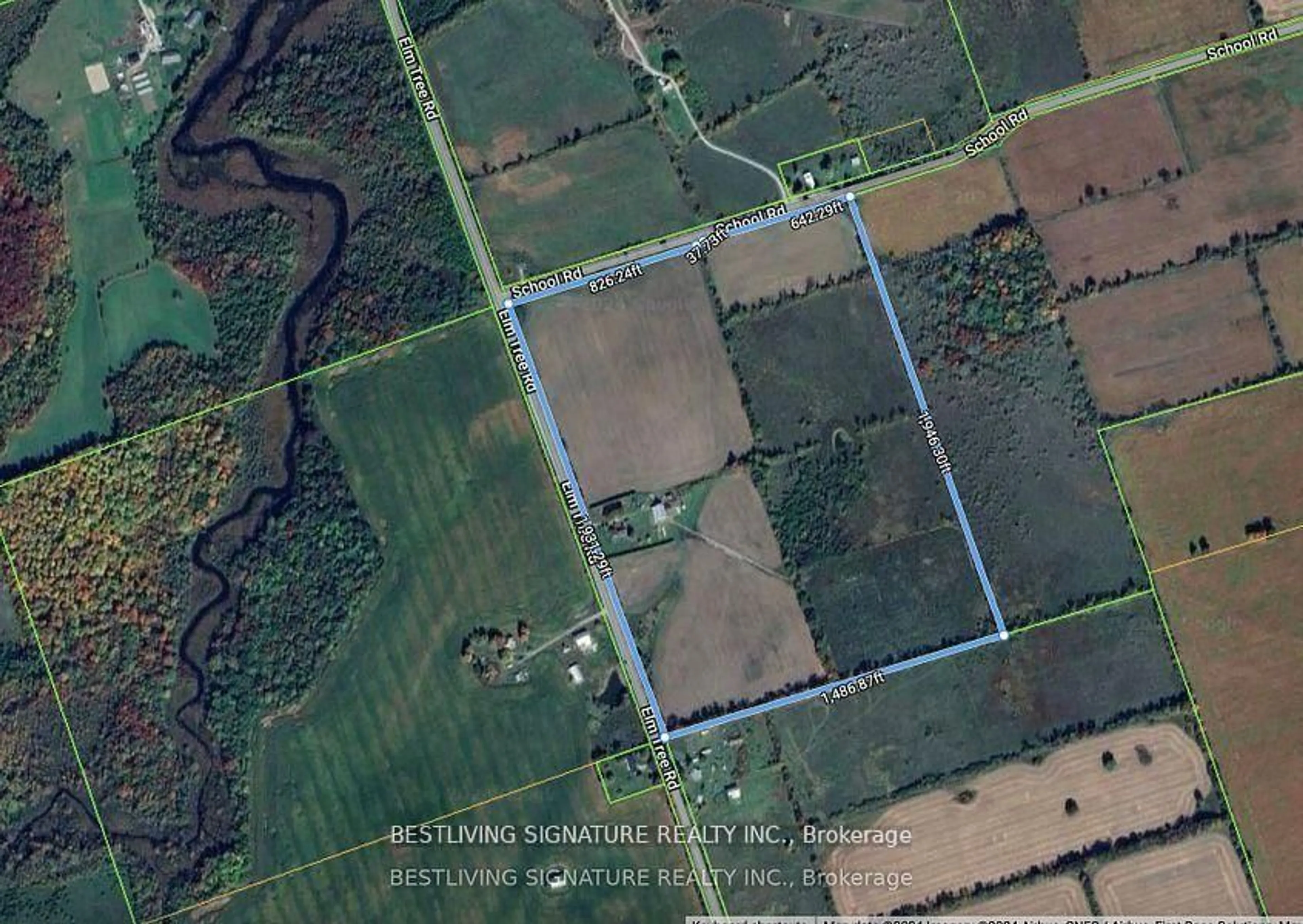 Picture of a map for 3752 Elm Tree Rd, Kawartha Lakes Ontario K0M 2B0