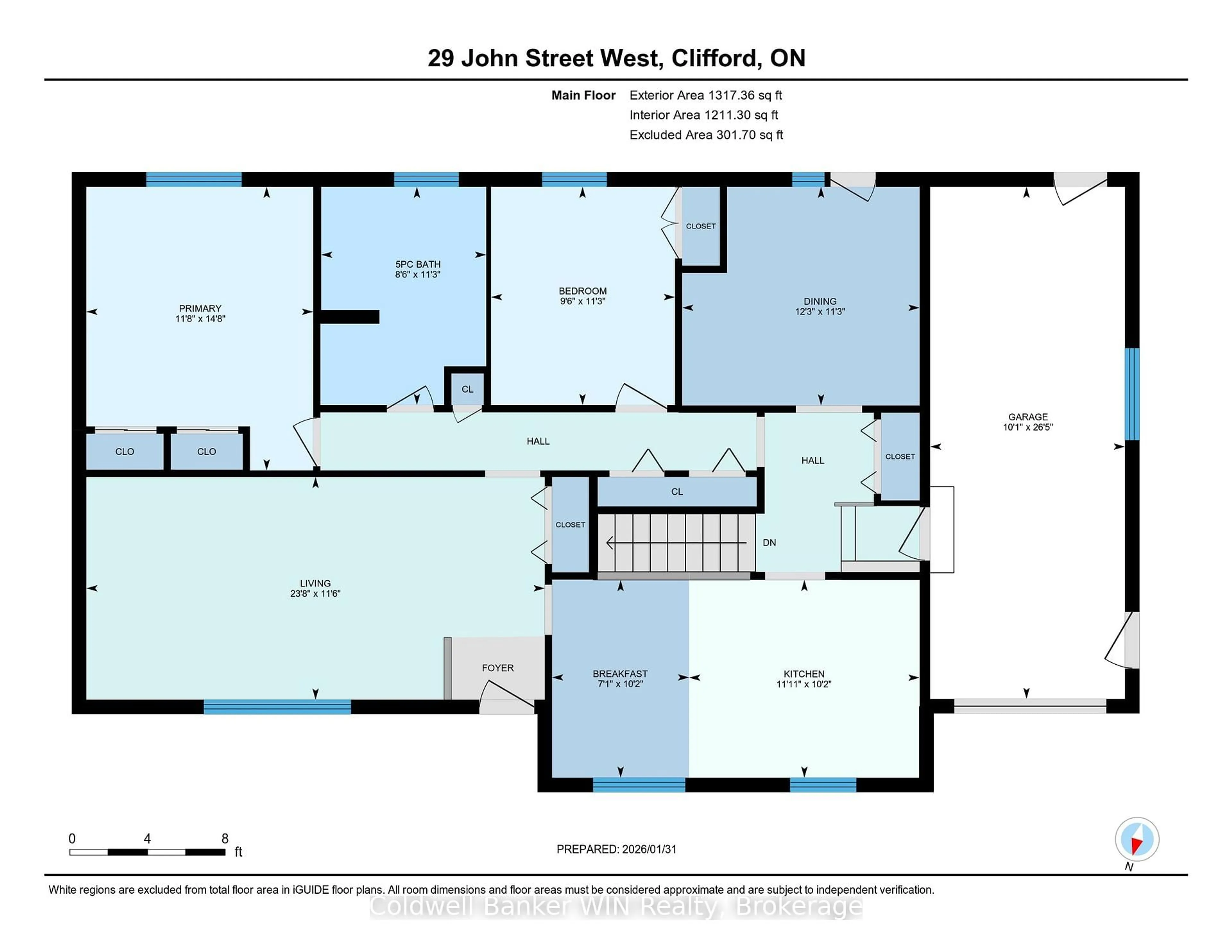 Floor plan for 29 John St, Minto Ontario N0G 1M0